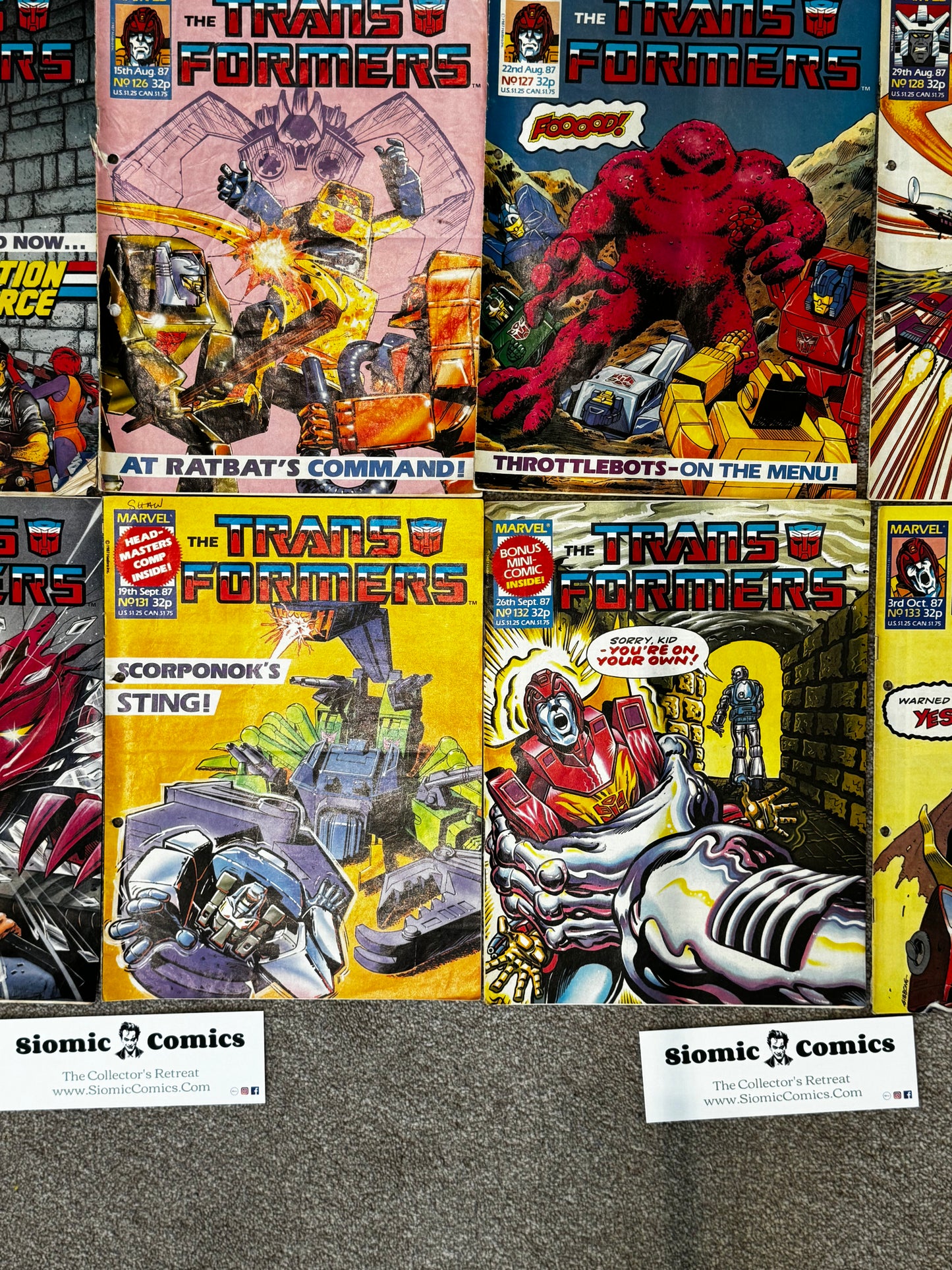 1986 - Marvel Comics - Transformers (UK) Job Lot 1 - VG+ - Eng 6