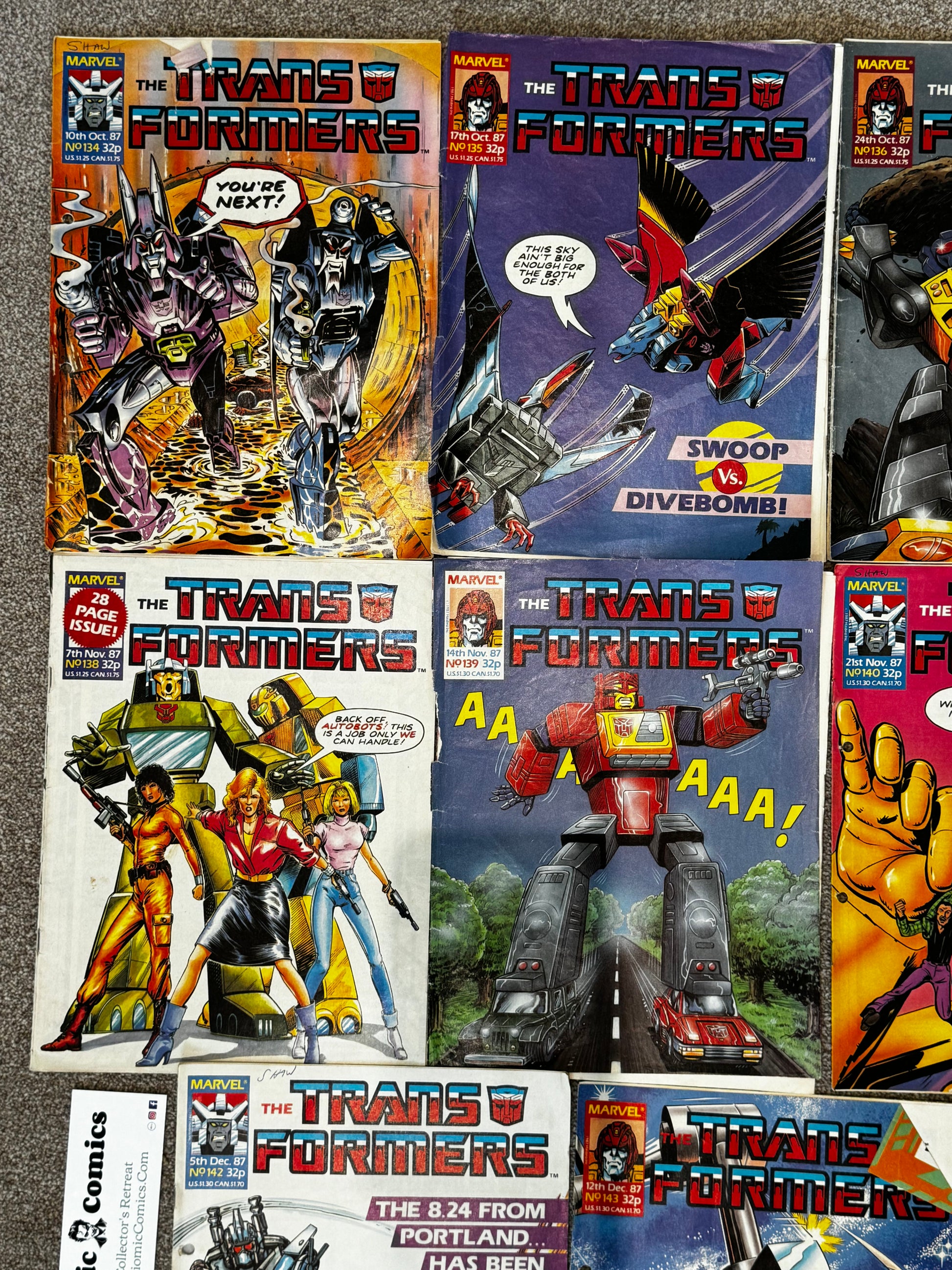 1987 - Marvel Comics - Transformers (UK) Job Lot 2 - VG+ - Eng 2