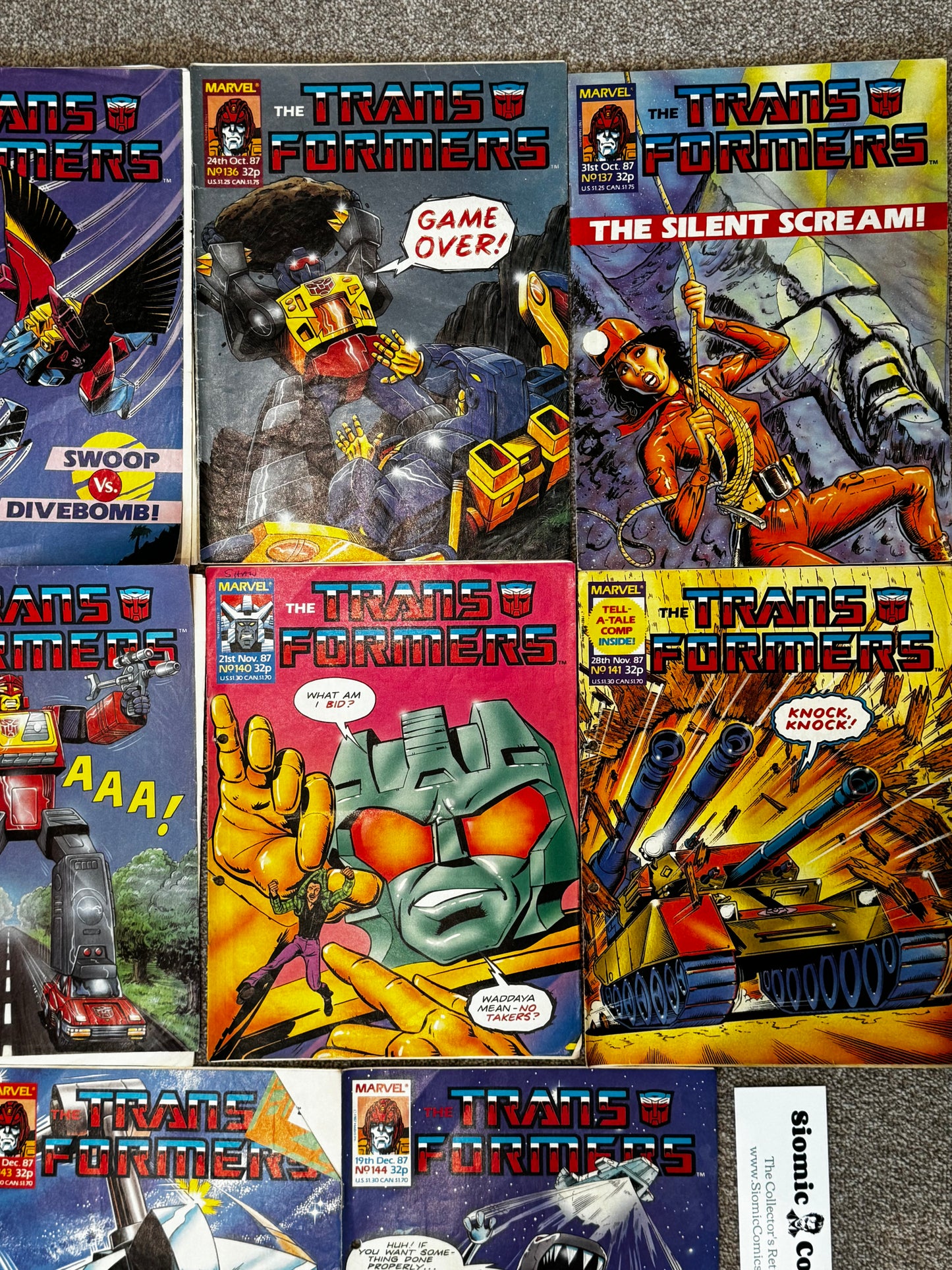 1987 - Marvel Comics - Transformers (UK) Job Lot 2 - VG+ - Eng 4