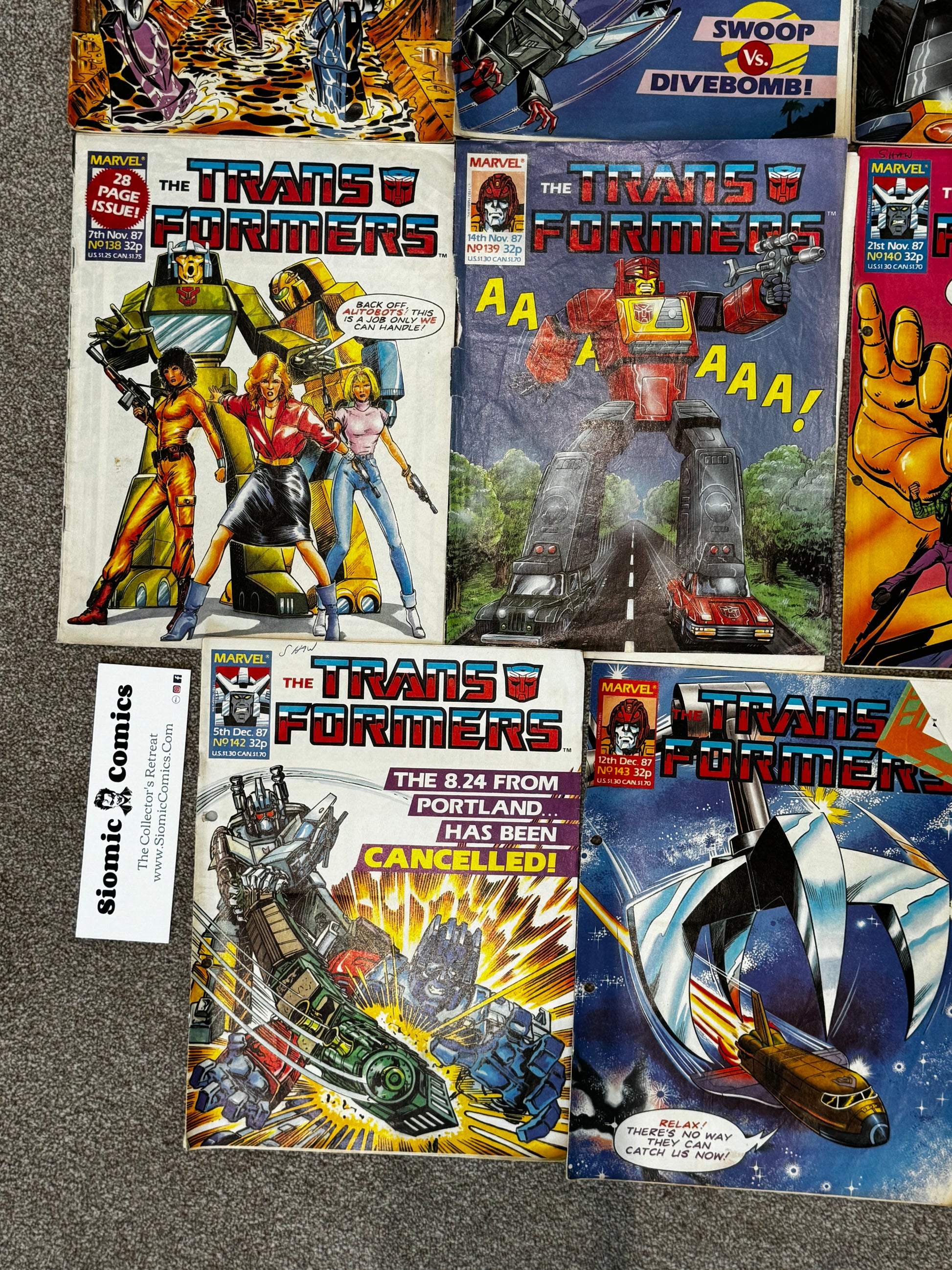 1987 - Marvel Comics - Transformers (UK) Job Lot 2 - VG+ - Eng 5