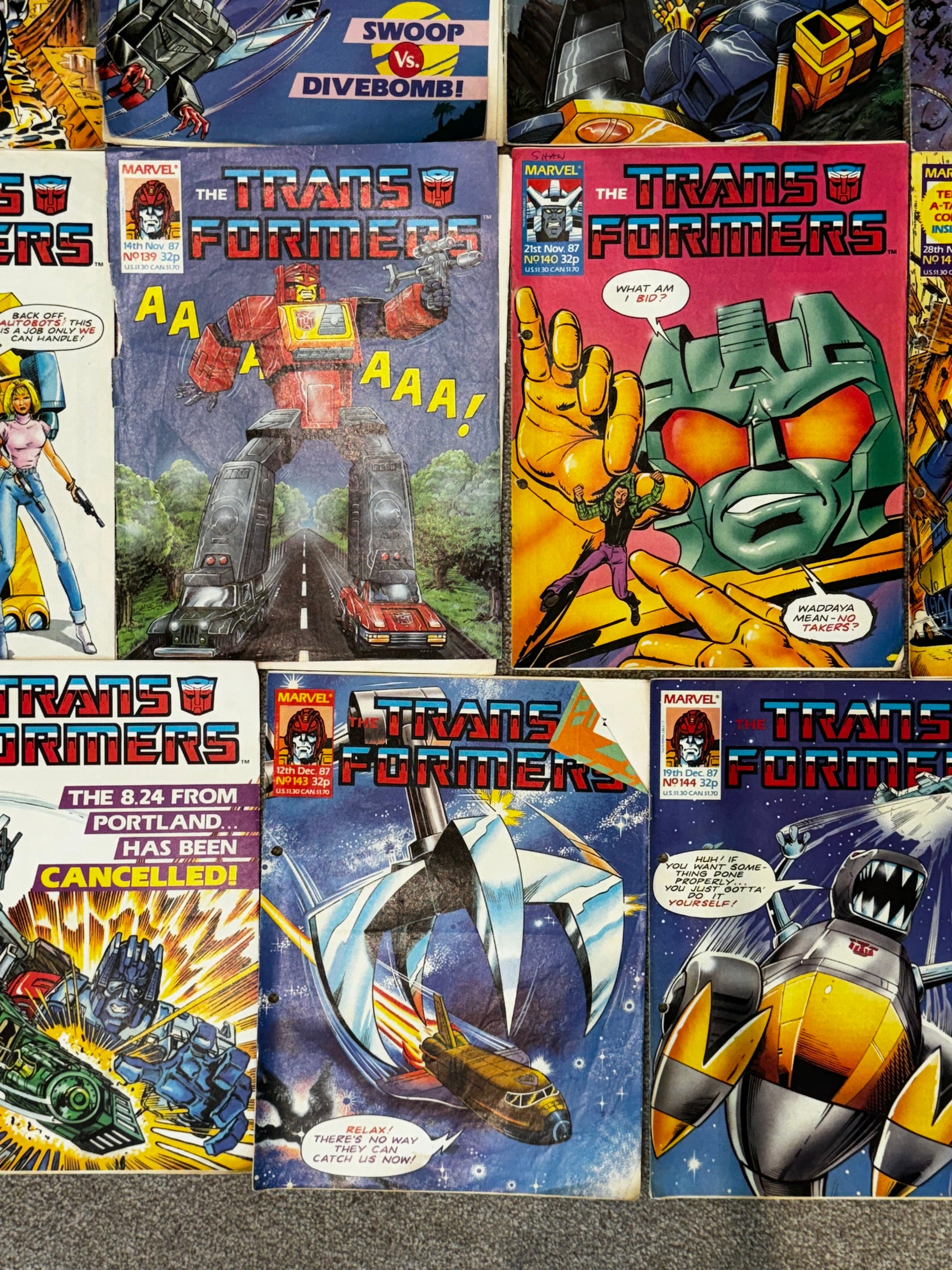 1987 - Marvel Comics - Transformers (UK) Job Lot 2 - VG+ - Eng 6