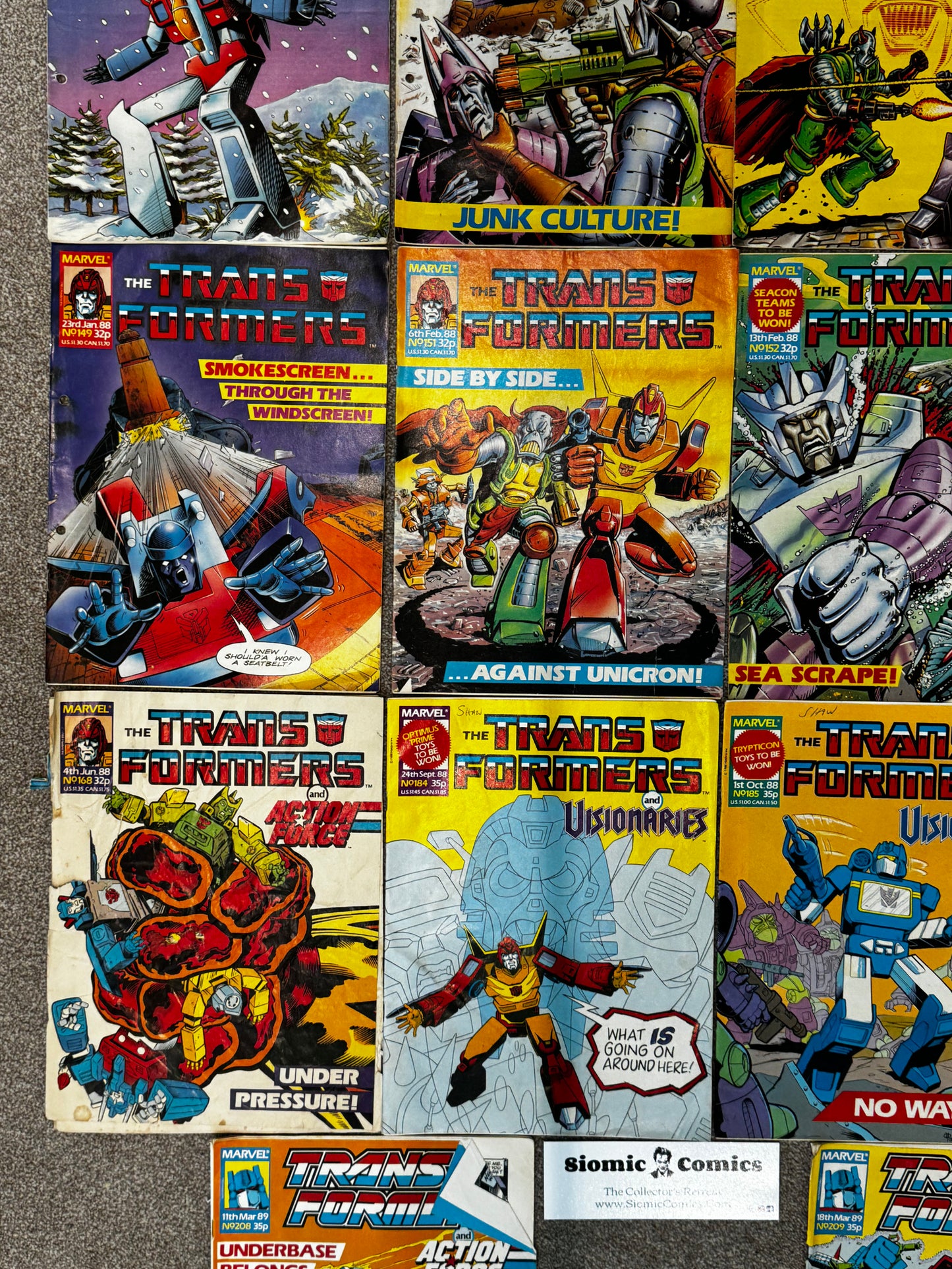 1987 - Marvel Comics - Transformers (UK) Job Lot 3 - VG+ - Eng 5