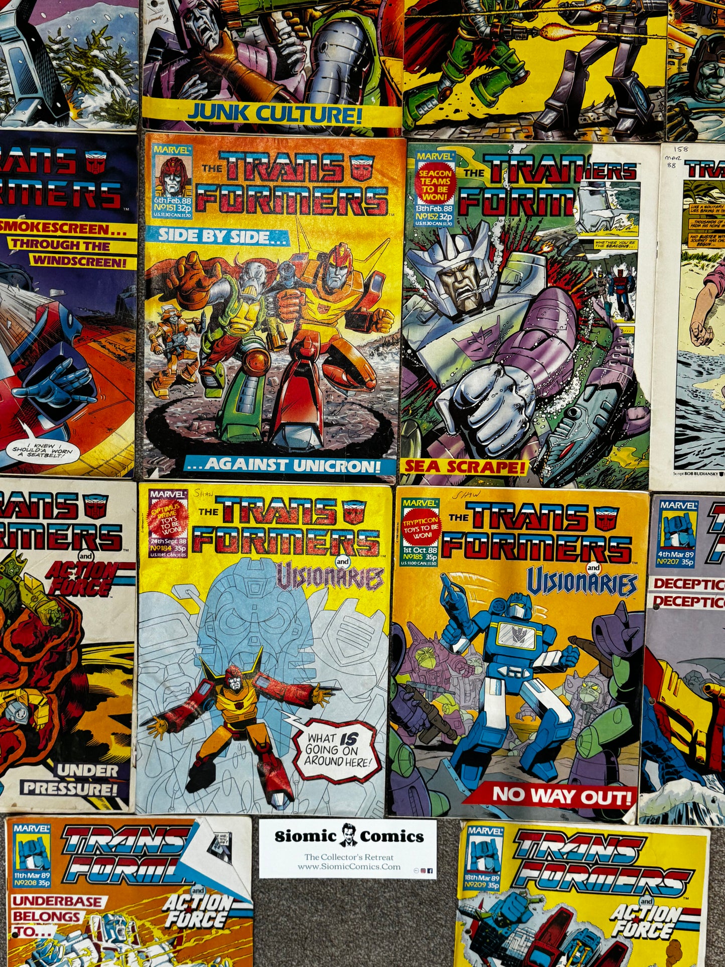 1987 - Marvel Comics - Transformers (UK) Job Lot 3 - VG+ - Eng 6