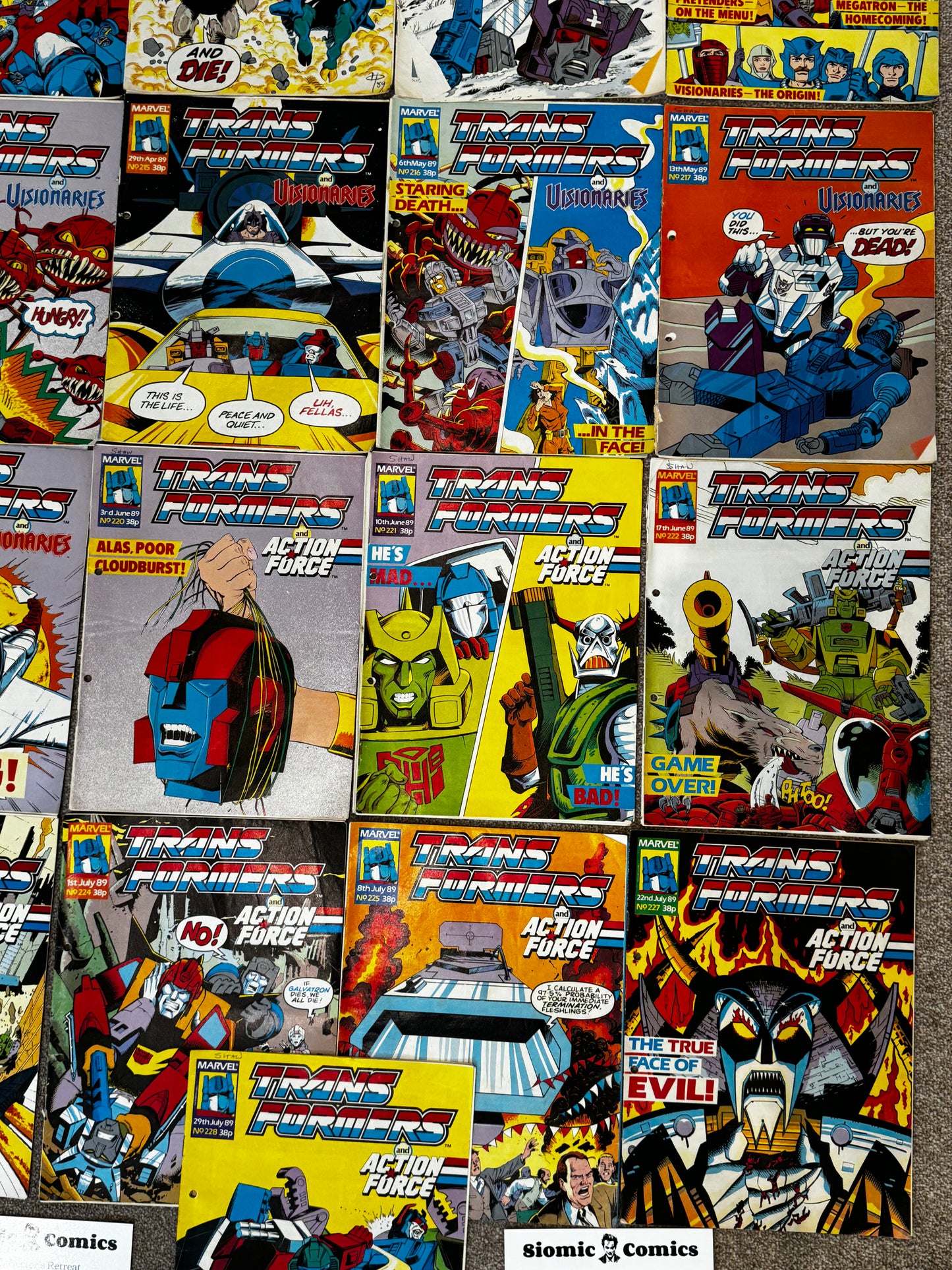 1989 - Marvel Comics - Transformers (UK) Job Lot 4 - VG+ - Eng 5