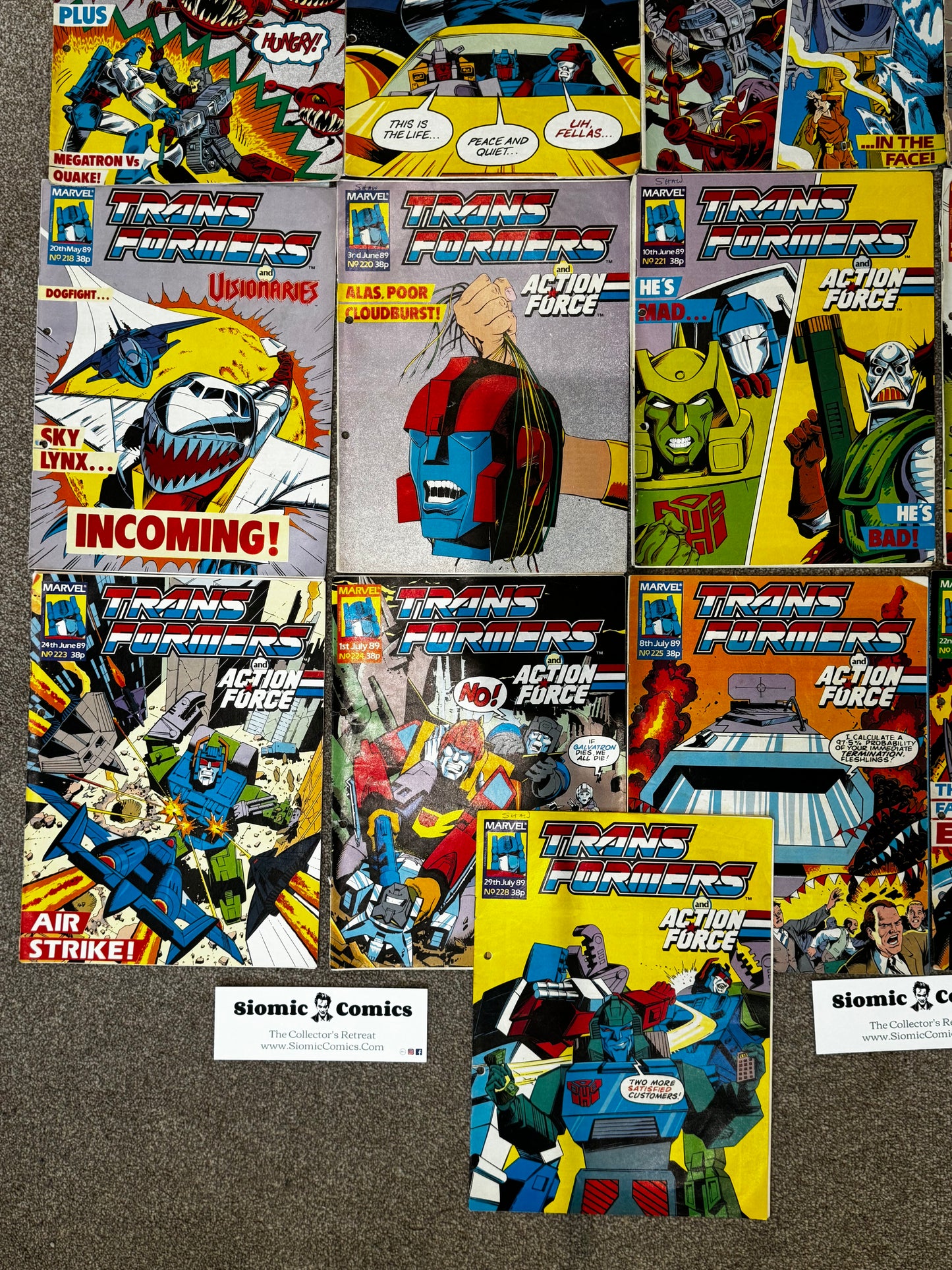 1989 - Marvel Comics - Transformers (UK) Job Lot 4 - VG+ - Eng 6