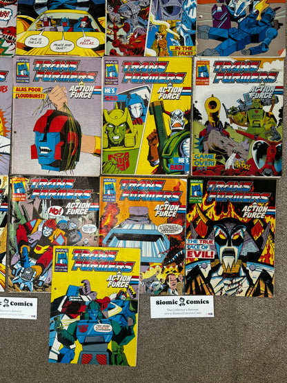 1989 - Marvel Comics - Transformers (UK) Job Lot 4 - VG+ - Eng 7