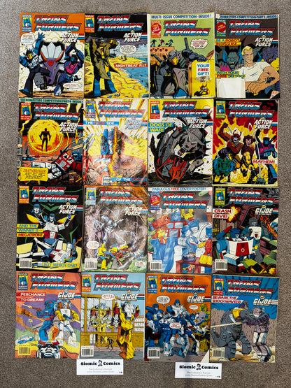 1989 - Marvel Comics - Transformers (UK) Job Lot 5 - VG+ - Eng 1