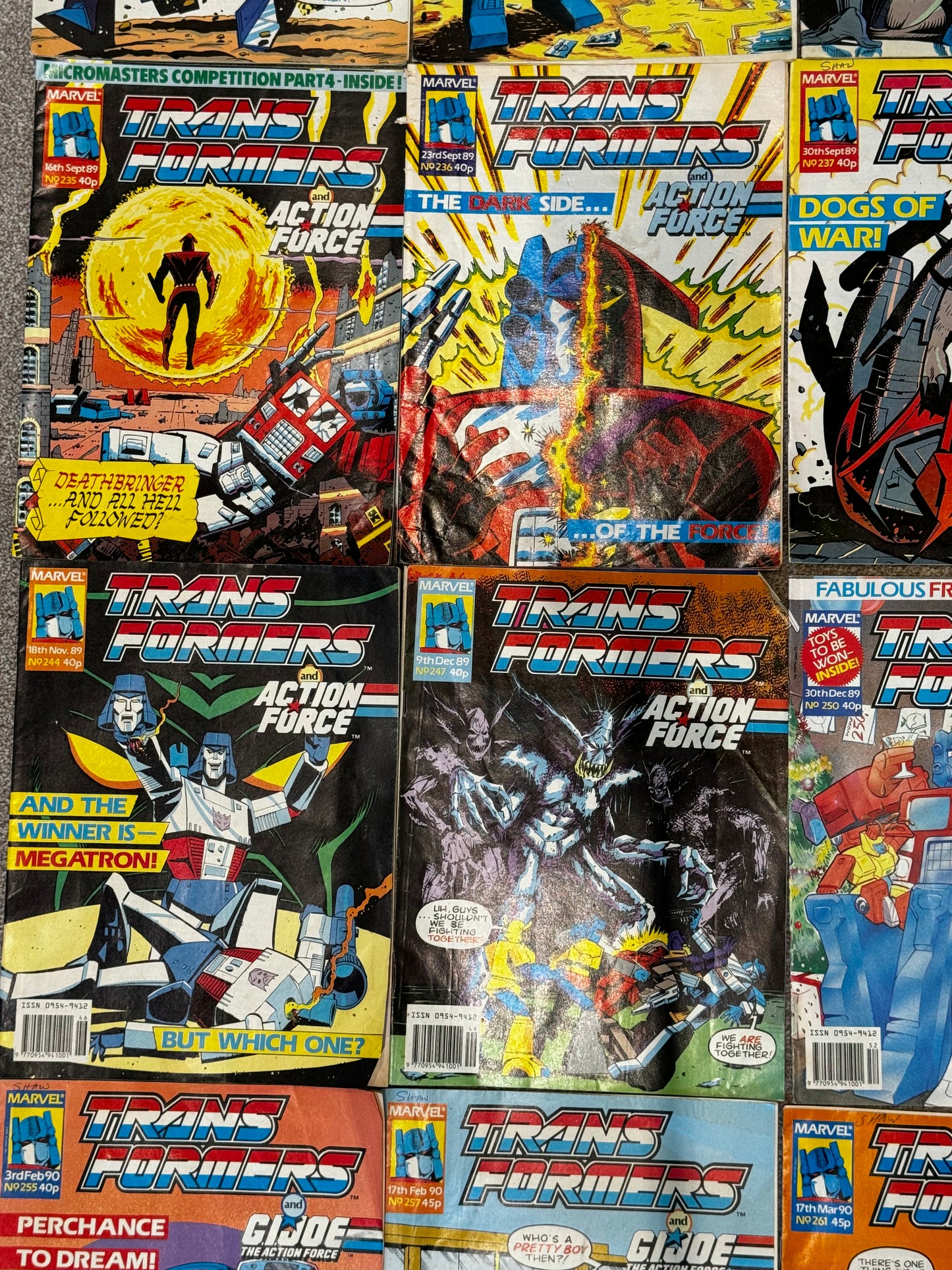 1989 - Marvel Comics - Transformers (UK) Job Lot 5 - VG+ - Eng 5