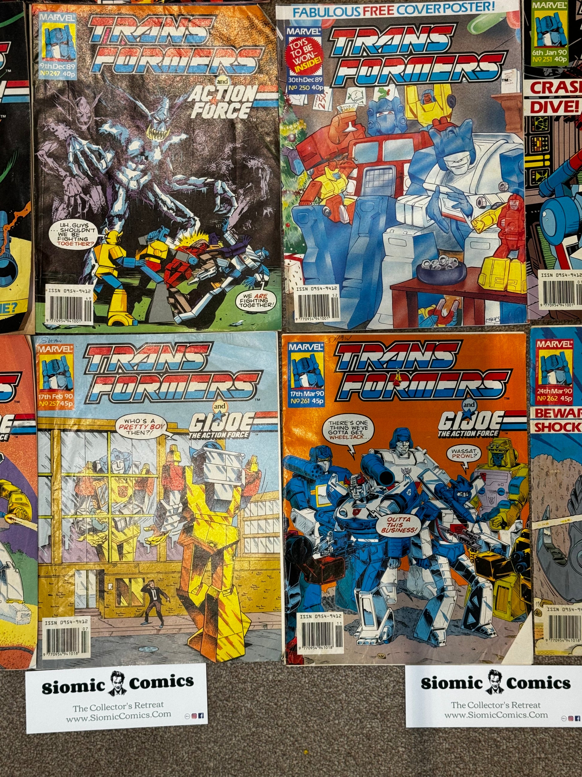 1989 - Marvel Comics - Transformers (UK) Job Lot 5 - VG+ - Eng 9