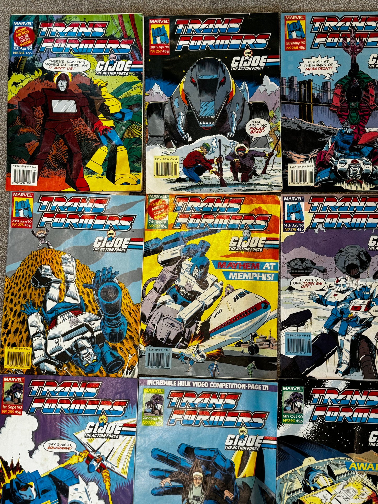 1990 - Marvel Comics - Transformers (UK) Job Lot 6 - VG+ - Eng 2