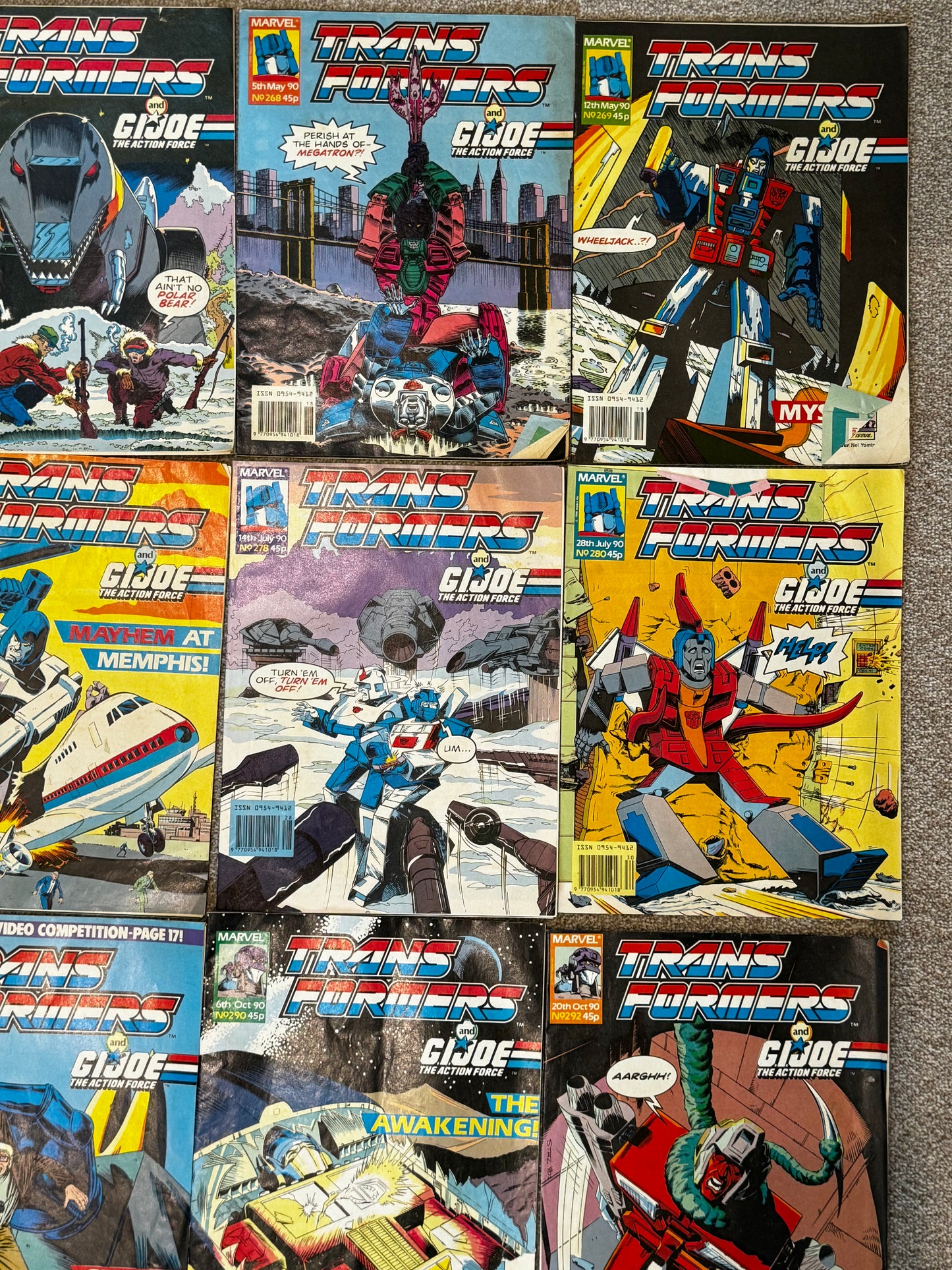 1990 - Marvel Comics - Transformers (UK) Job Lot 6 - VG+ - Eng 4