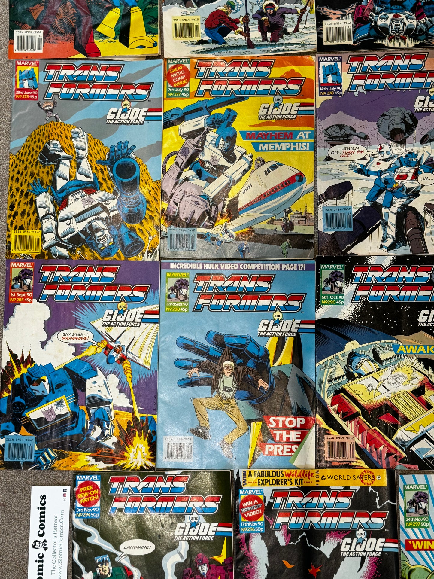 1990 - Marvel Comics - Transformers (UK) Job Lot 6 - VG+ - Eng 5