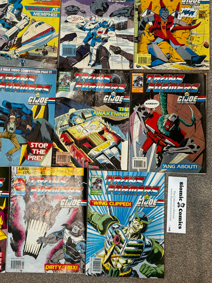 1990 - Marvel Comics - Transformers (UK) Job Lot 6 - VG+ - Eng 9