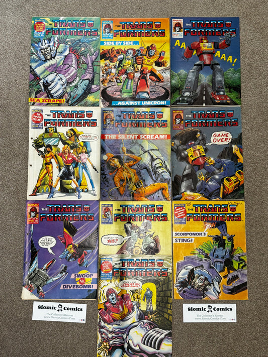 1988 - Marvel Comics - Transformers (UK) Job Lot 7 - VG+ - Eng 1