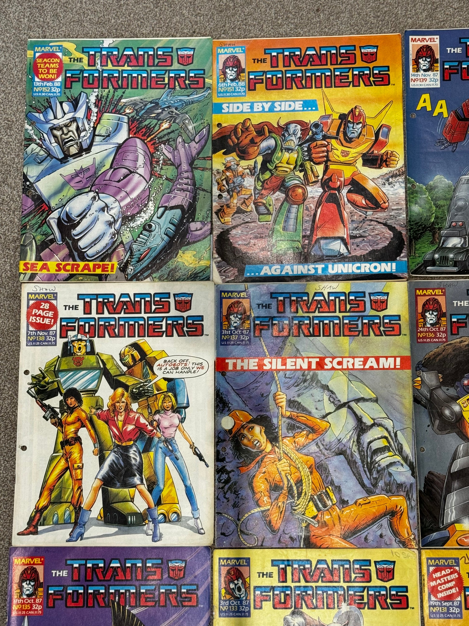 1988 - Marvel Comics - Transformers (UK) Job Lot 7 - VG+ - Eng 2