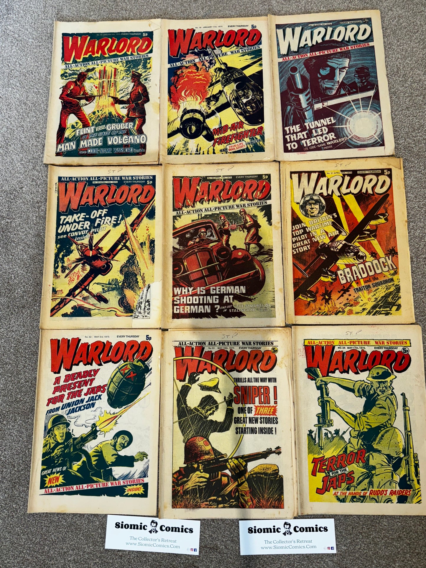 1975 - D.C. Thomson & Co. - Warlord (D.C. Thomson & Co.) Job Lot 1 - F - Eng 1