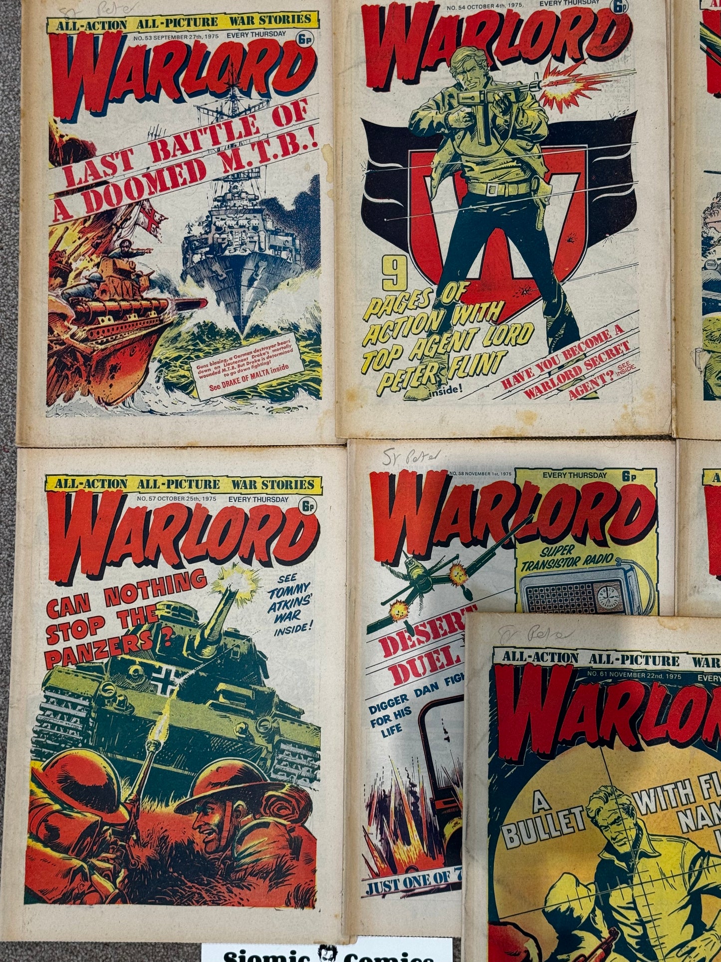 1975 - D.C. Thomson & Co. - Warlord (D.C. Thomson & Co.) Job Lot 3 - F - Eng 5