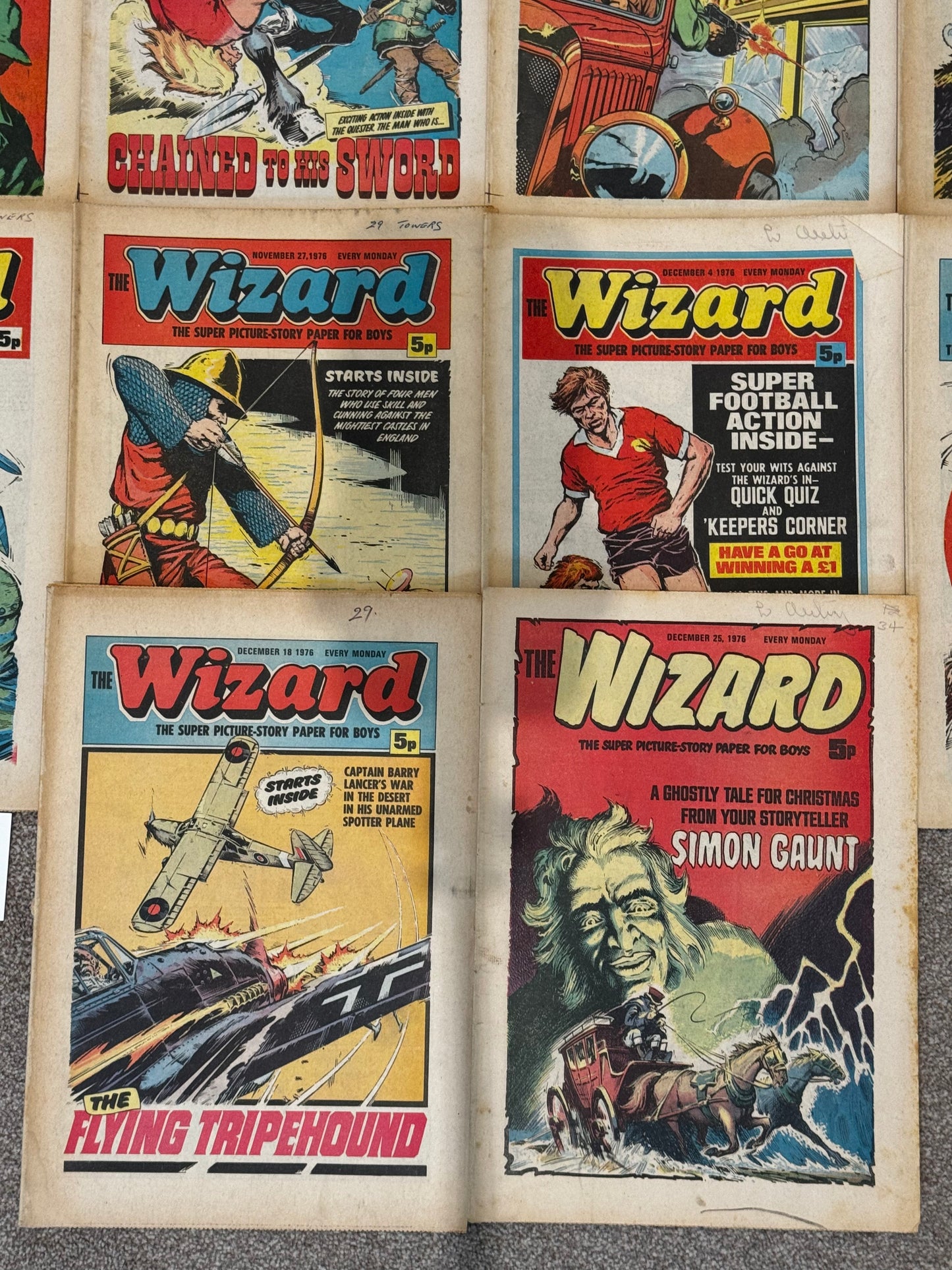 1976 - D.C. Thomson & Co. - Wizard, The (D.C. Thomson) Job Lot 4 - F+ - Eng 4