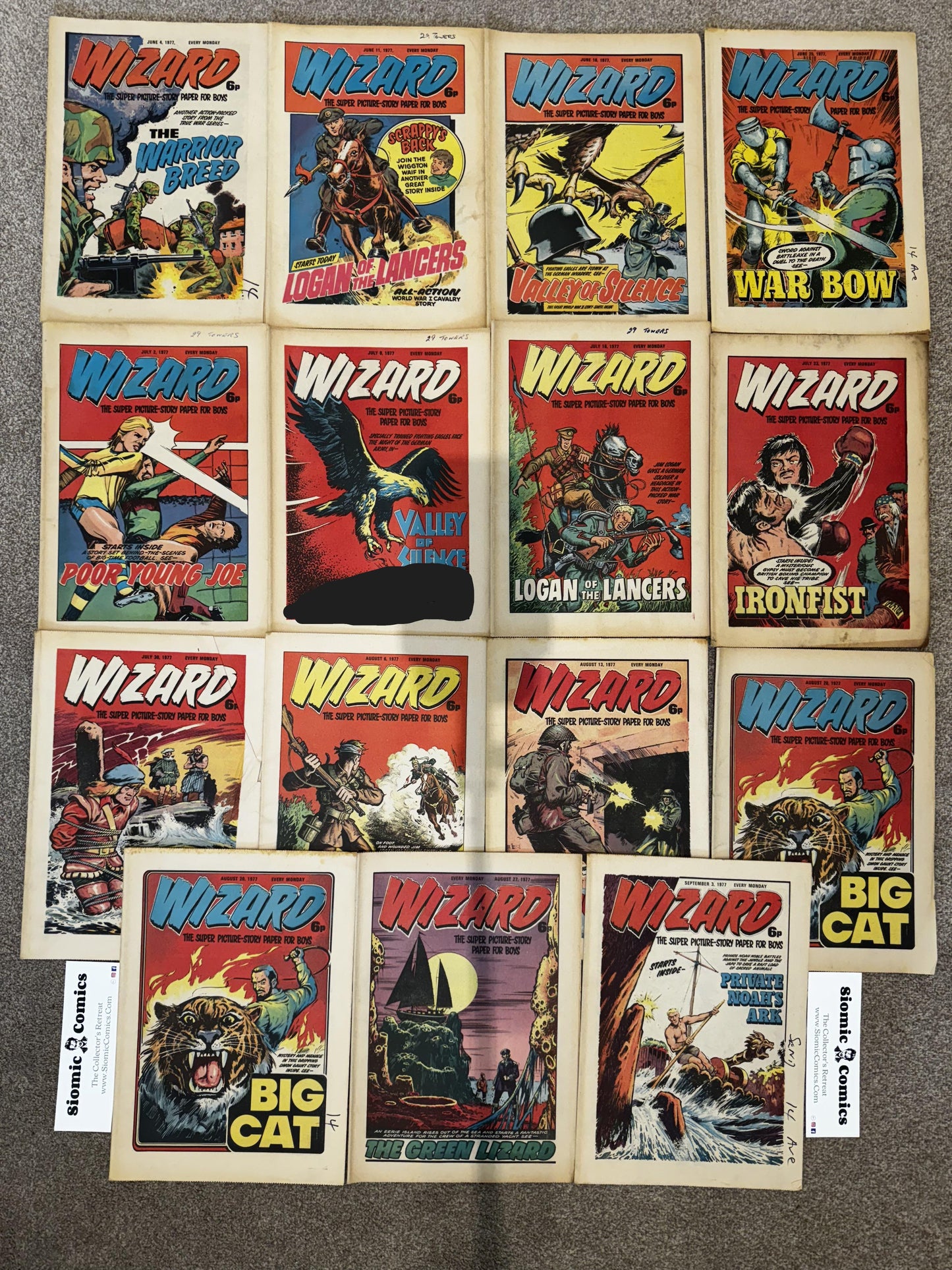 1977 - D.C. Thomson & Co. - Wizard, The (D.C. Thomson) Job Lot 7 - F+ - Eng 1