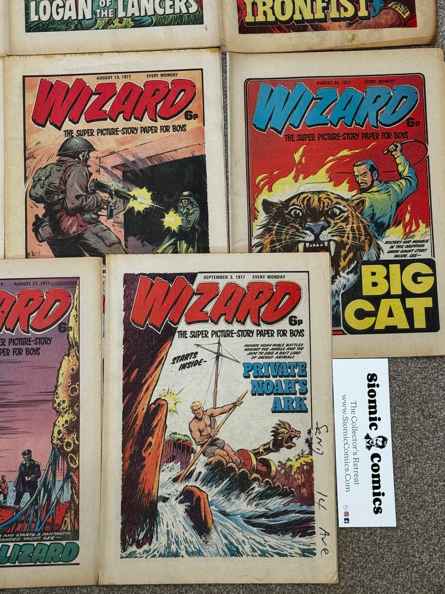 1977 - D.C. Thomson & Co. - Wizard, The (D.C. Thomson) Job Lot 7 - F+ - Eng 10