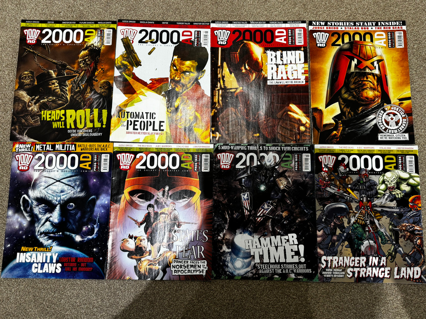 2008 - Rebellion - 2000 AD Job Lot 13 - VF/NM - Eng 1