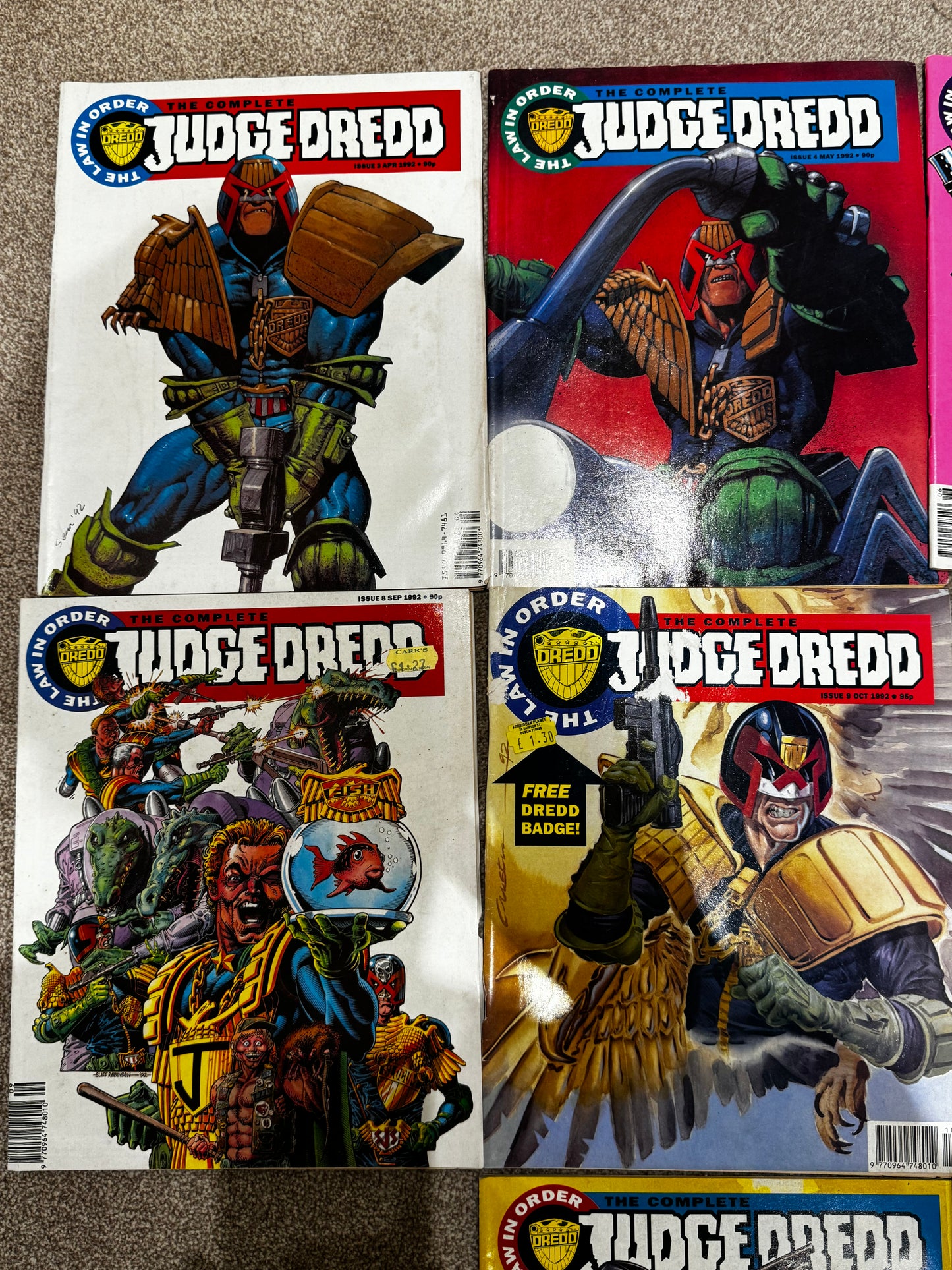 1992 - Fleetway - Judge Dredd: Complete Judge Dredd Job Lot 1 - VF- - Eng 2