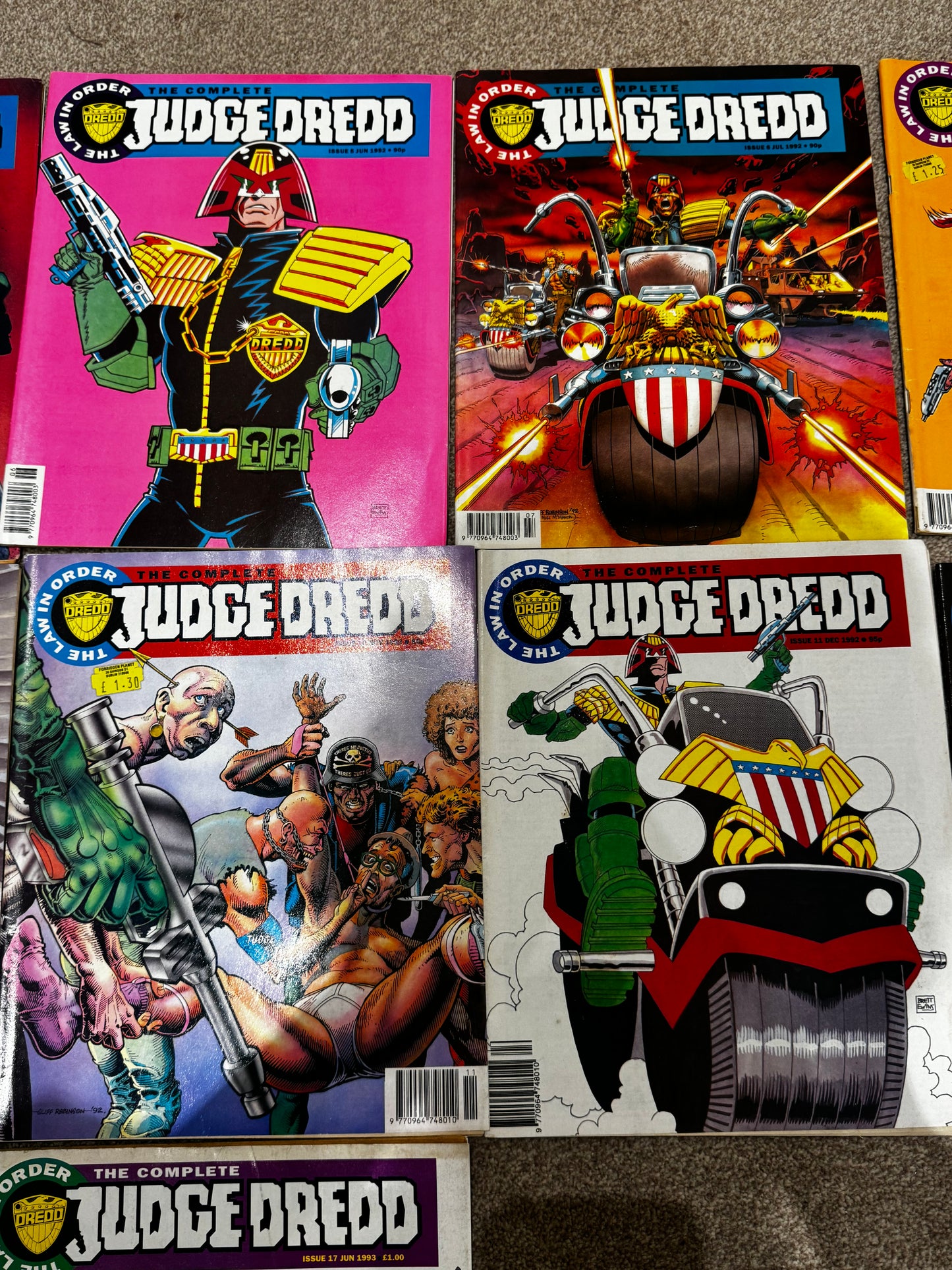 1992 - Fleetway - Judge Dredd: Complete Judge Dredd Job Lot 1 - VF- - Eng 3