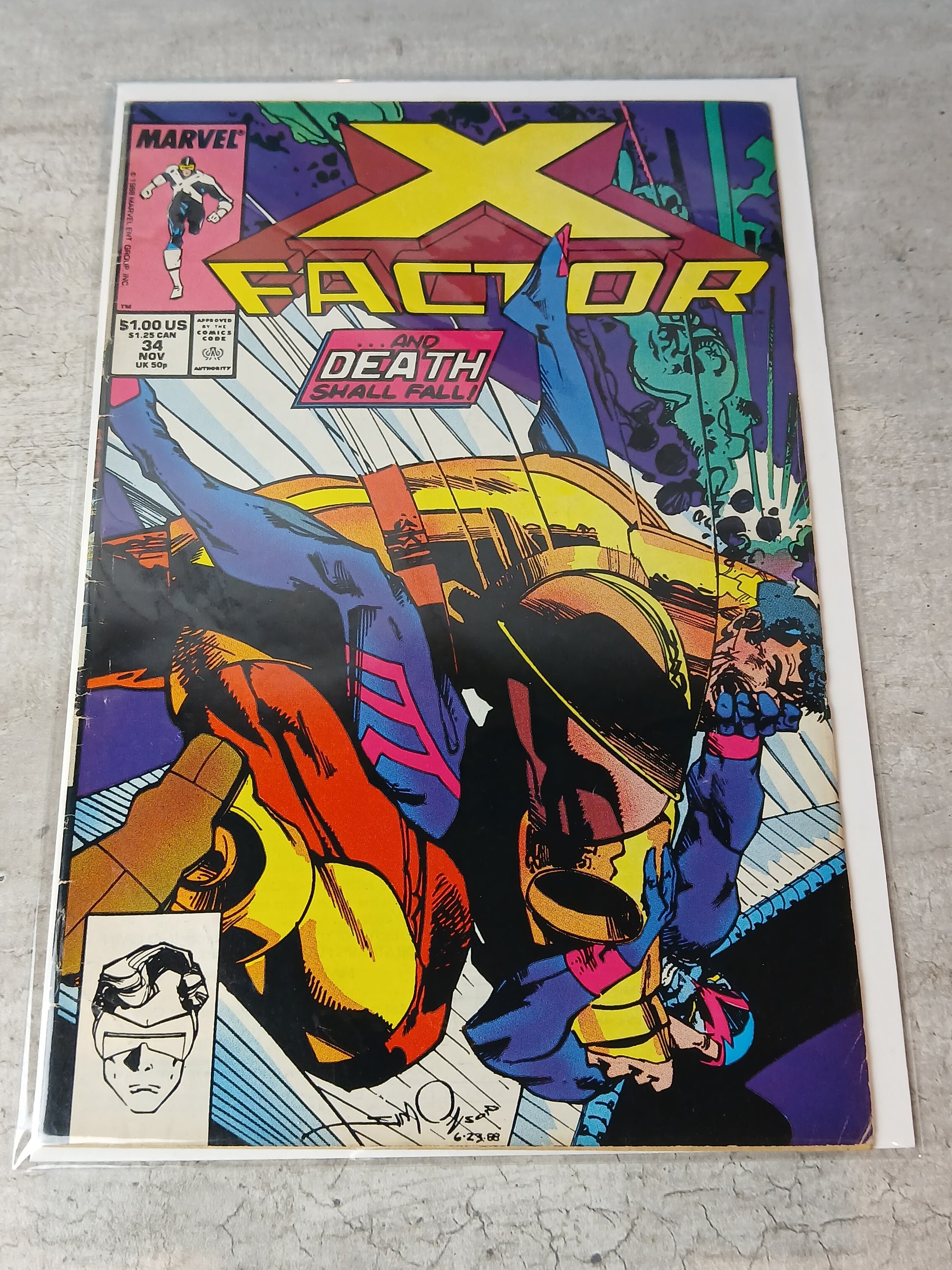 1988 - Marvel Comics - X-Factor, Vol. 1 #34 Var. A - NM+ - Eng 1