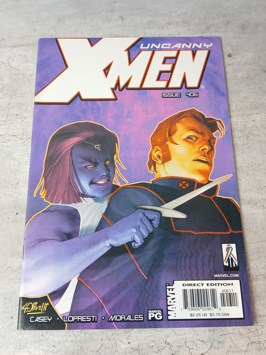 2002 - Marvel Comics - Uncanny X-Men, Vol. 1 #406 Var. A - NM- - Eng 1