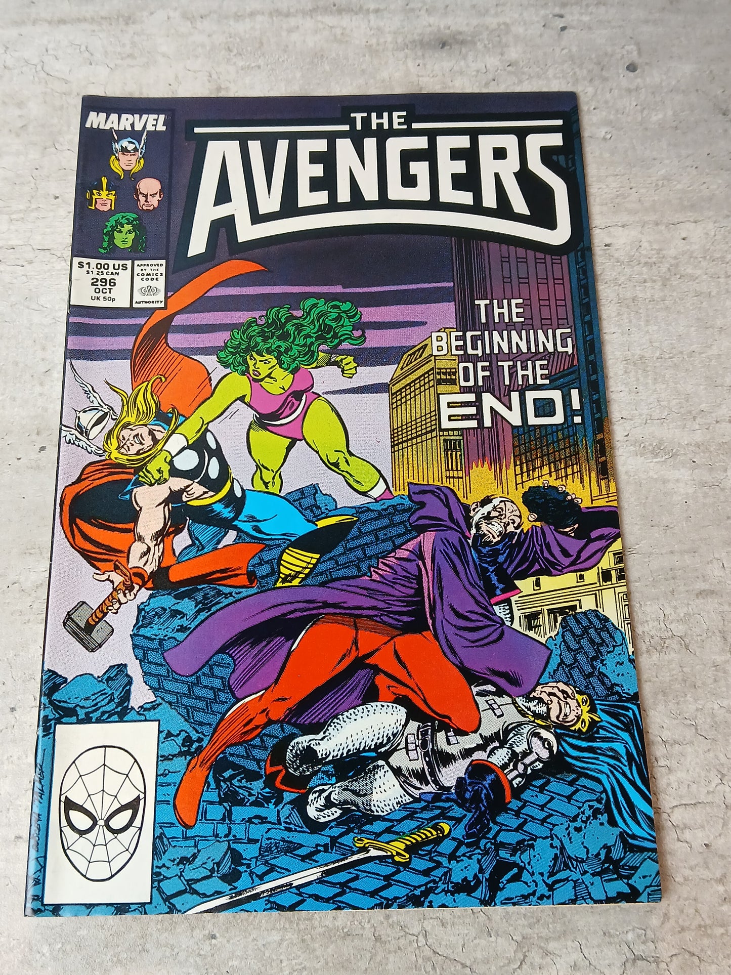 1988 - Marvel Comics - The Avengers, Vol. 1 #296 Var. A - VF/NM - Eng 1