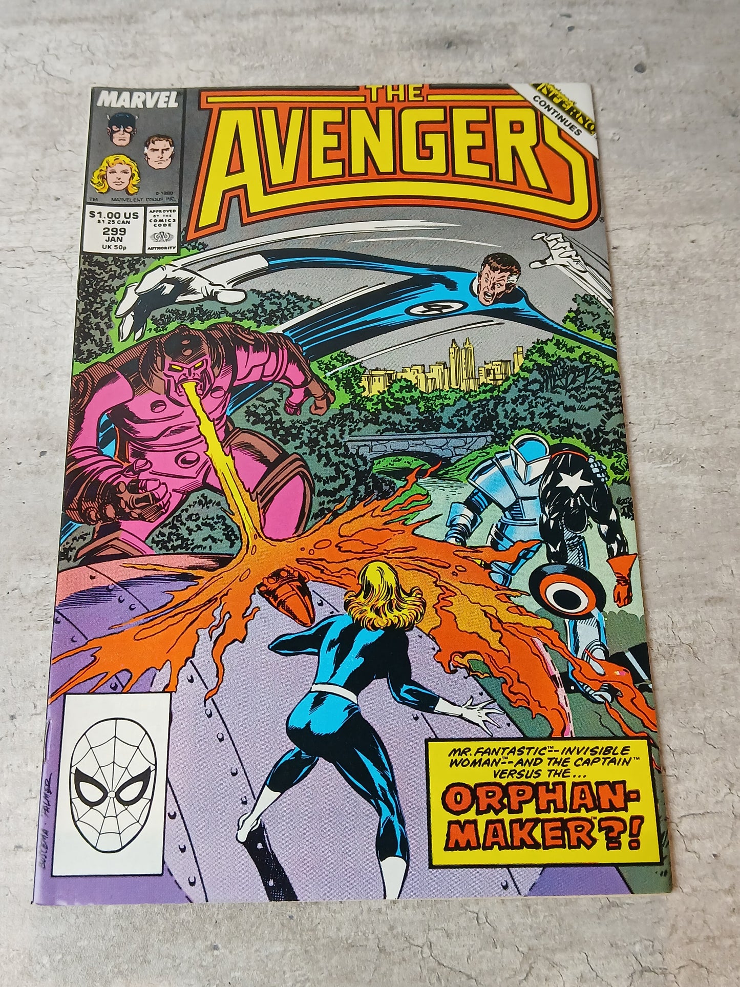 1988 - Marvel Comics - The Avengers, Vol. 1 #299 Var. A - VF/NM - Eng 1