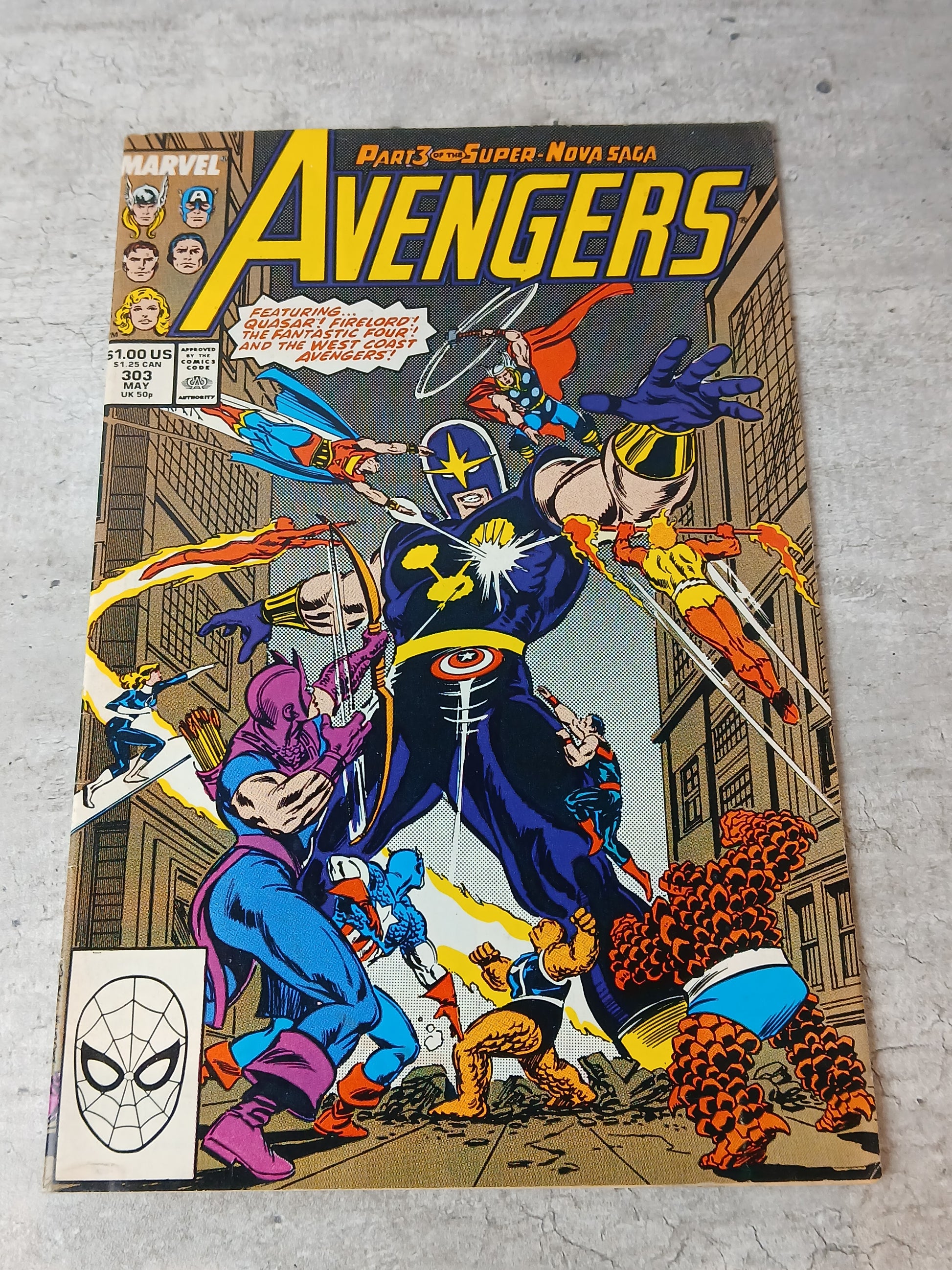 1989 - Marvel Comics - The Avengers, Vol. 1 #303 Var. A - VF/NM - Eng 1