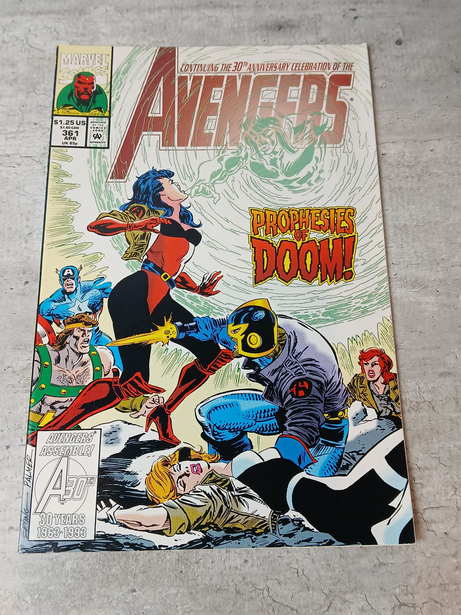 1993 - Marvel Comics - The Avengers, Vol. 1 #361 Var. A - VF/NM - Eng 1