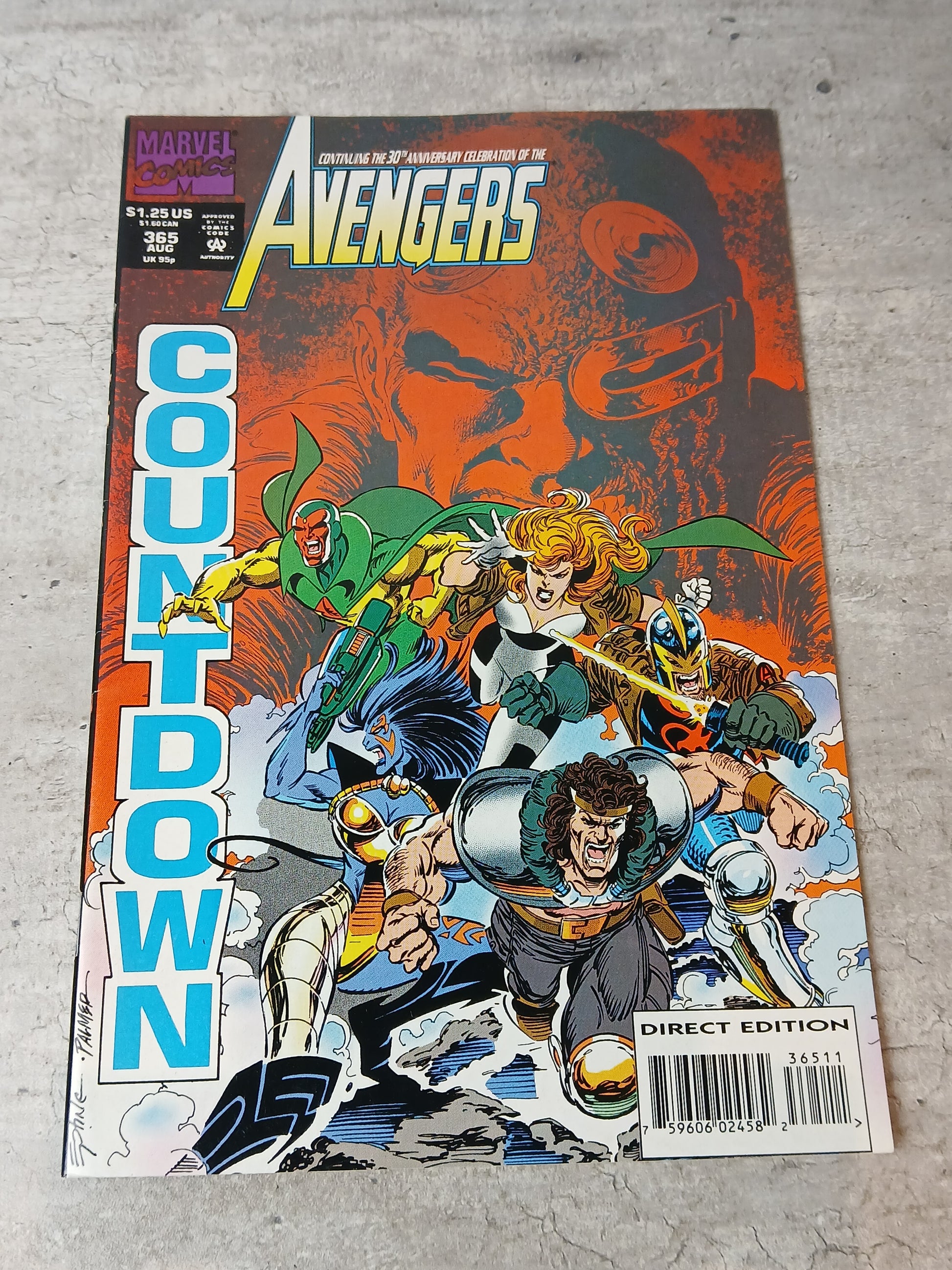 1993 - Marvel Comics - The Avengers, Vol. 1 #365 Var. A - VF/NM - Eng 1