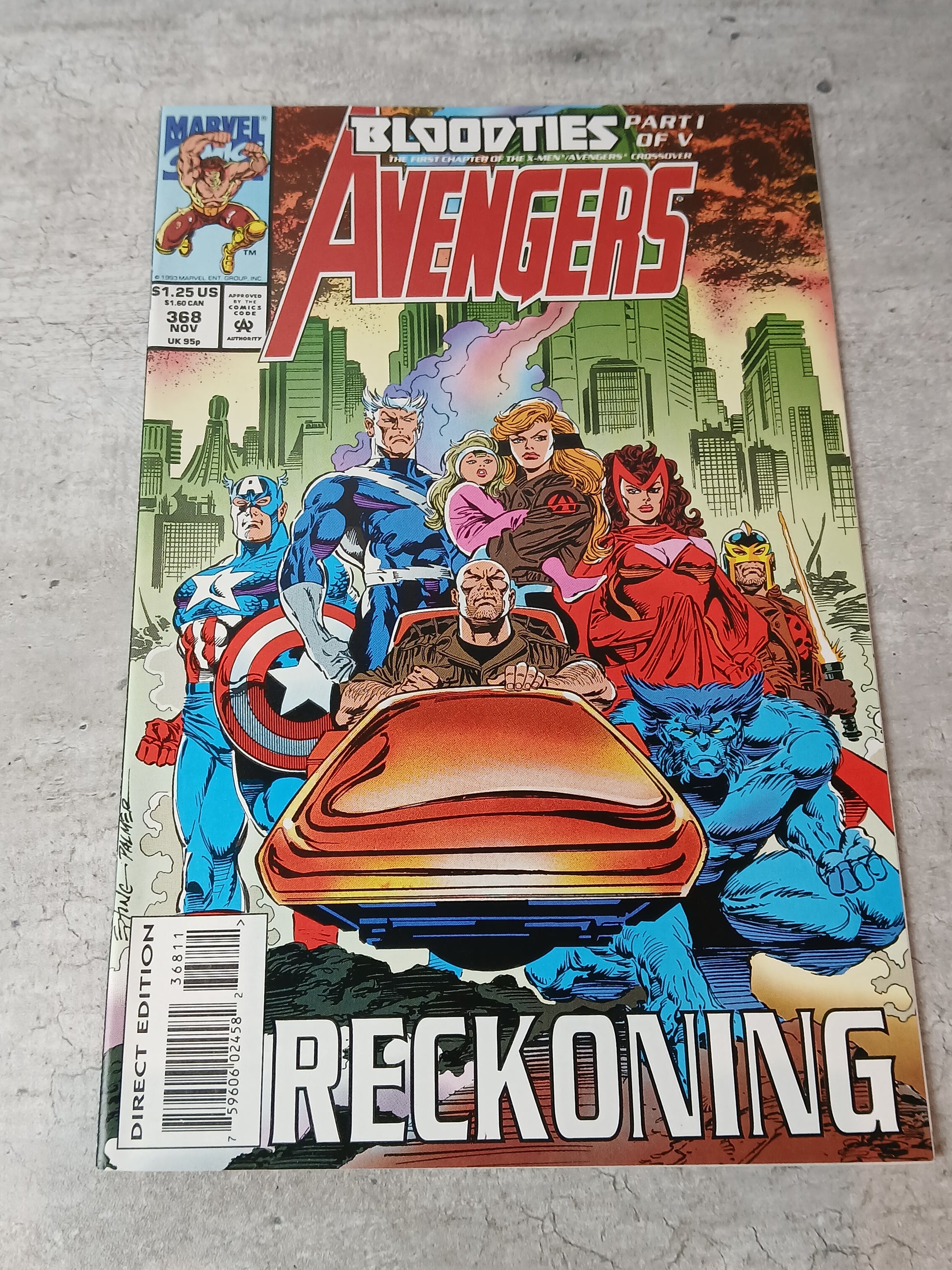 1993 - Marvel Comics - The Avengers, Vol. 1 #368 Var. A - VF/NM - Eng 1