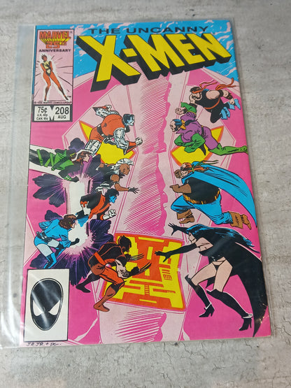 1986 - Marvel Comics - Uncanny X-Men, Vol. 1 #208 Var. A - NM- - Eng 1