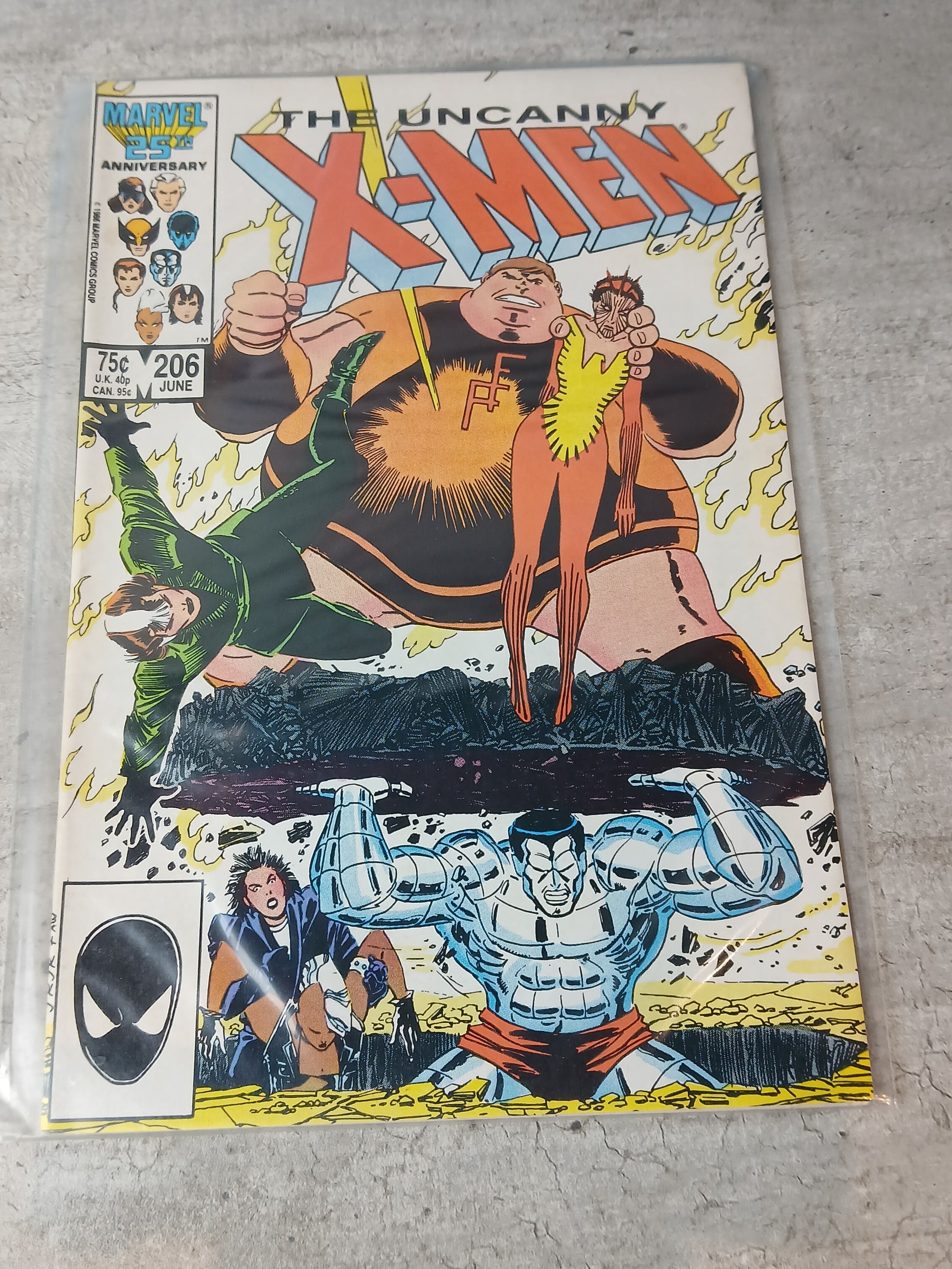 1986 - Marvel Comics - Uncanny X-Men, Vol. 1 #206 Var. A - NM- - Eng 1