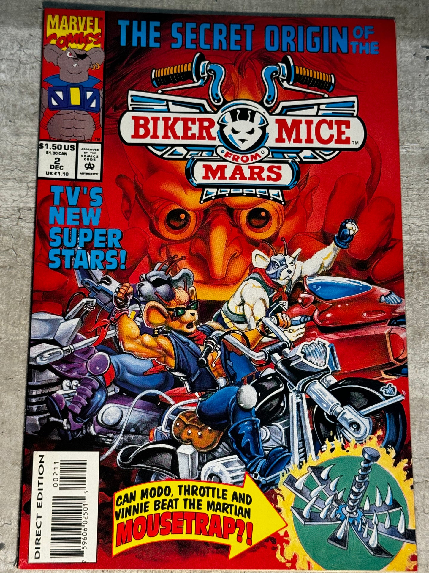 1993 - Marvel Comics - Biker Mice from Mars #2 Var. A - NM- - Eng 1