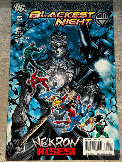 2009 - DC Comics - Blackest Night #5 Var. A - VF/NM - Eng 1