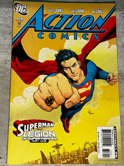 2007 - DC Comics - Action Comics, Vol. 1 #858 Var. B - NM+ - Eng 1