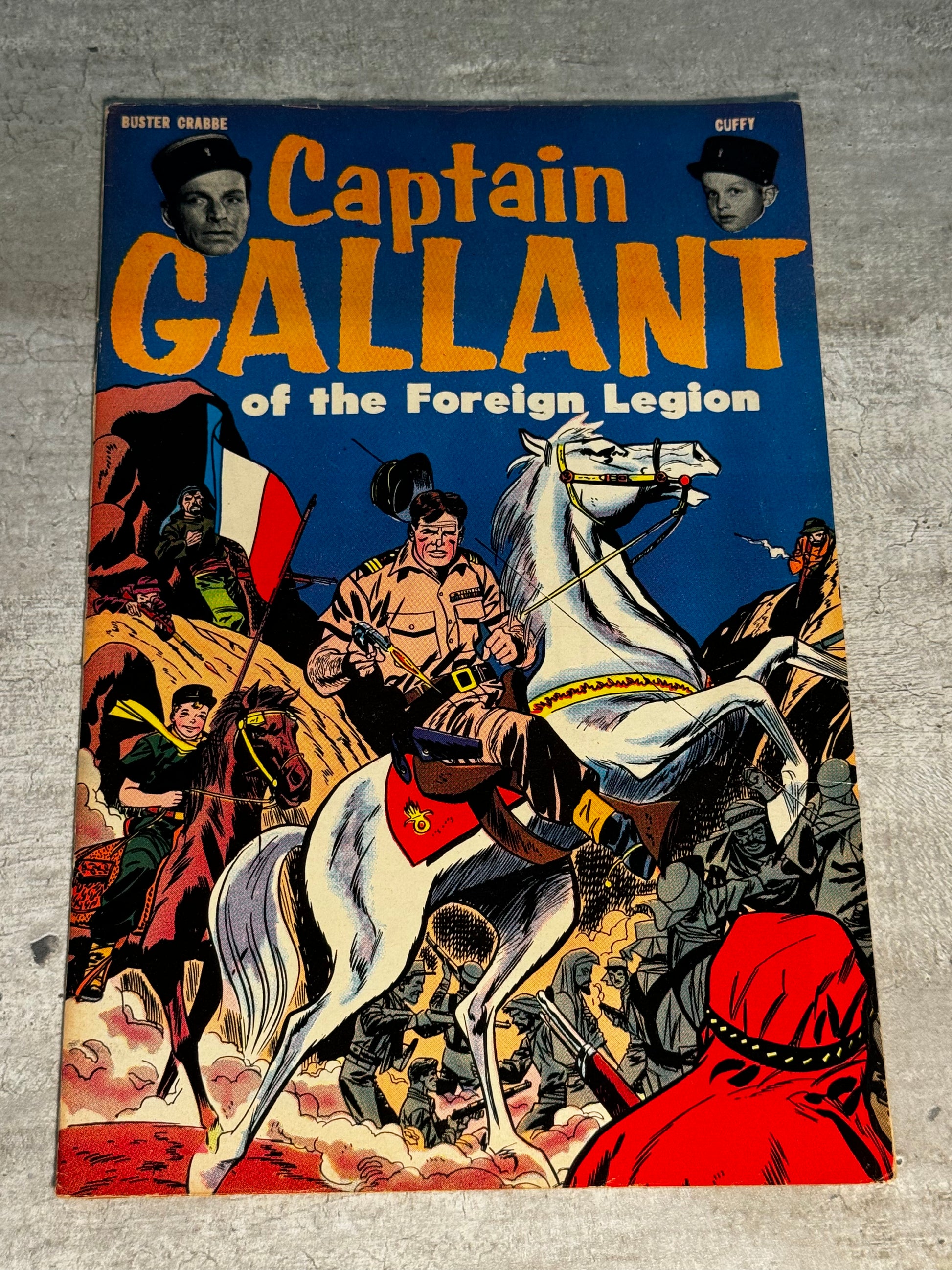 1955 - Charlton Comics - Captain Gallant #1 Var. A - VF+ - Eng 1