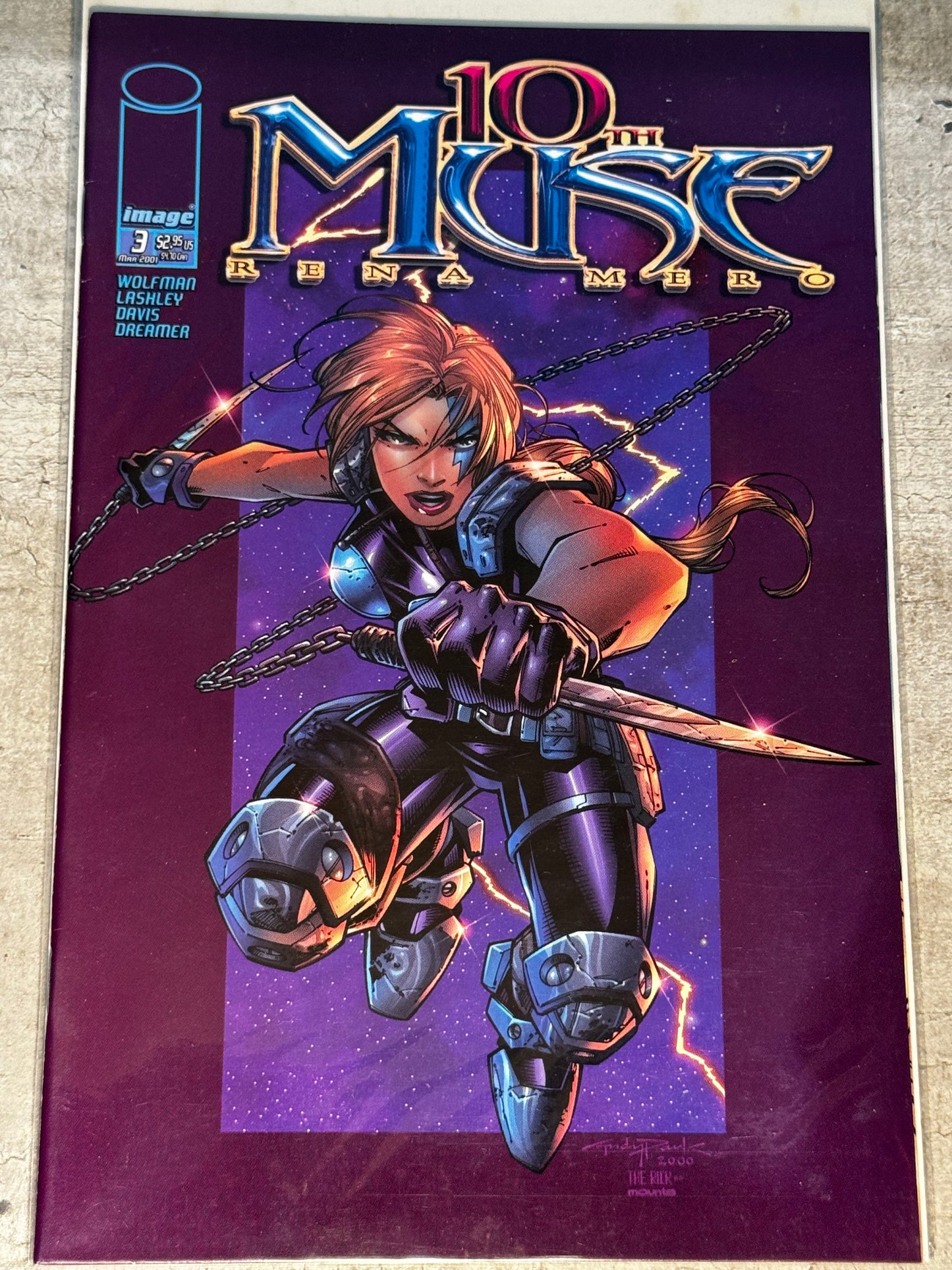 2001 - Image Comics - 10th Muse (Image Comics) #3 Var. B - NM+ - Eng 1