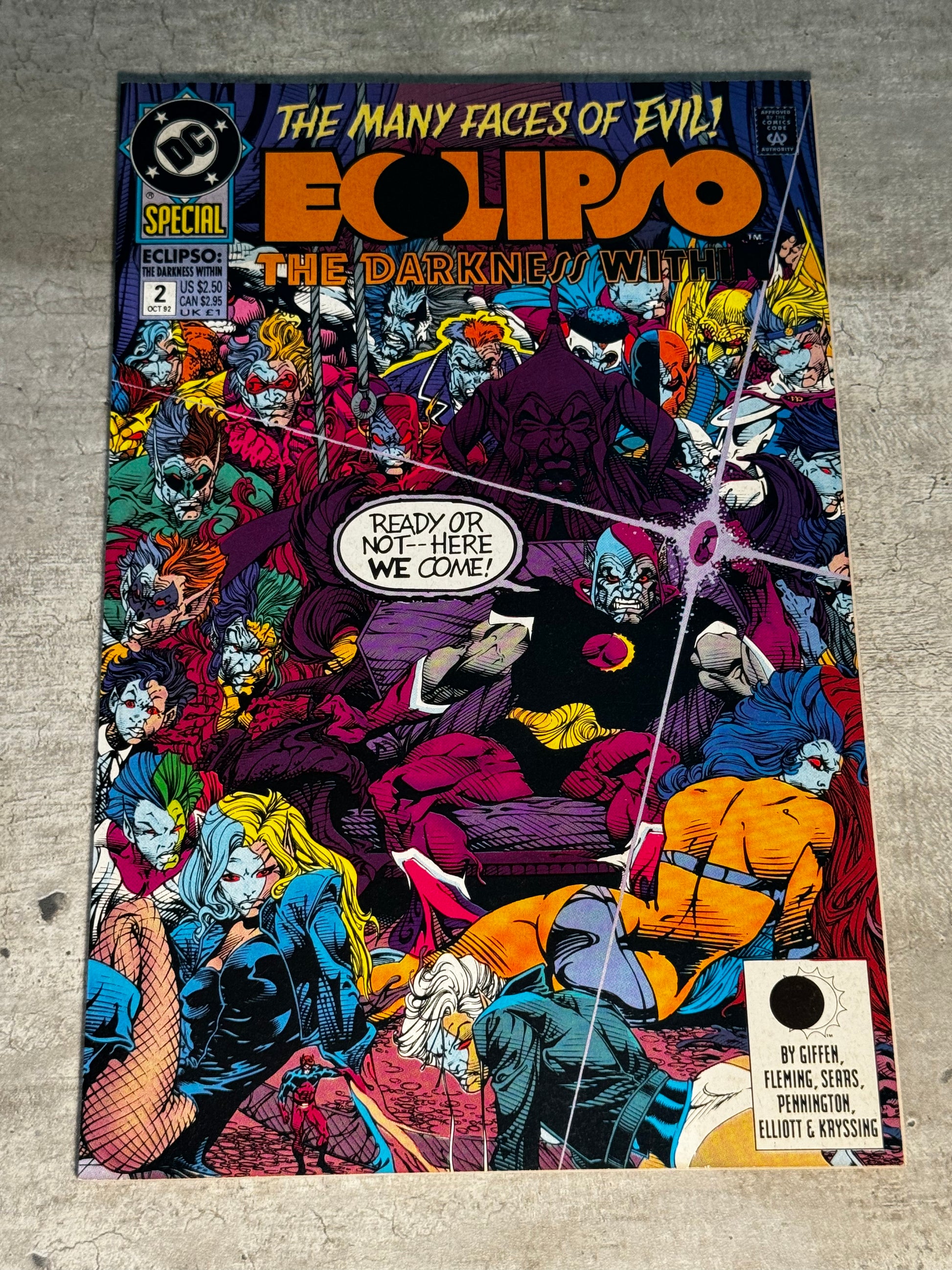 1992 - DC Comics - Eclipso: The Darkness Within #2 Var. A - NM- - Eng 1