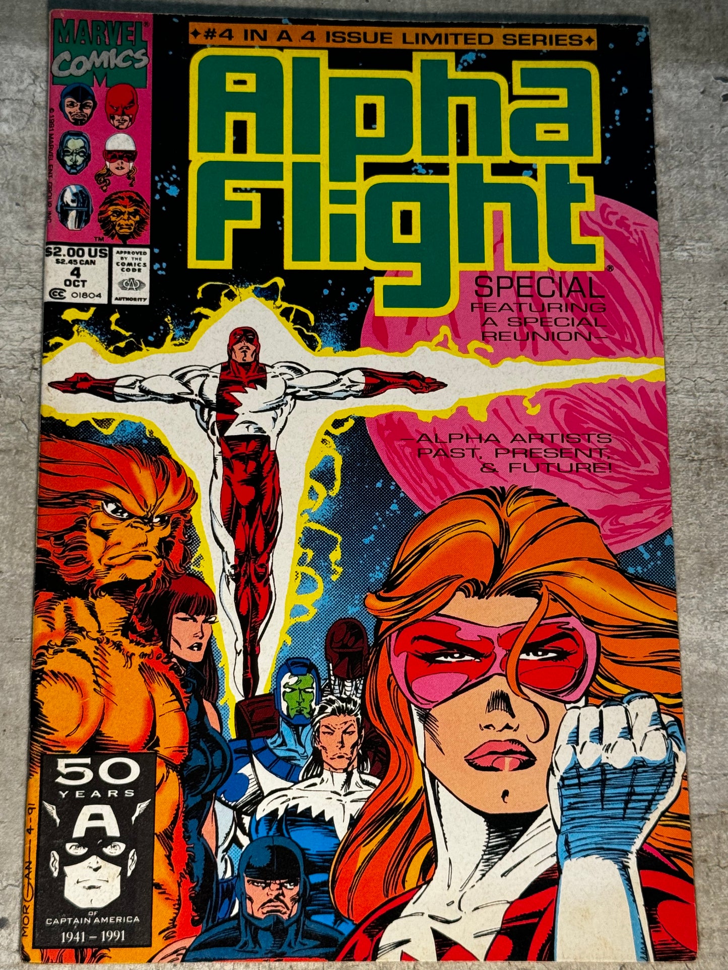 1991 - Marvel Comics - Alpha Flight Special #4 Var. A - NM- - Eng 1