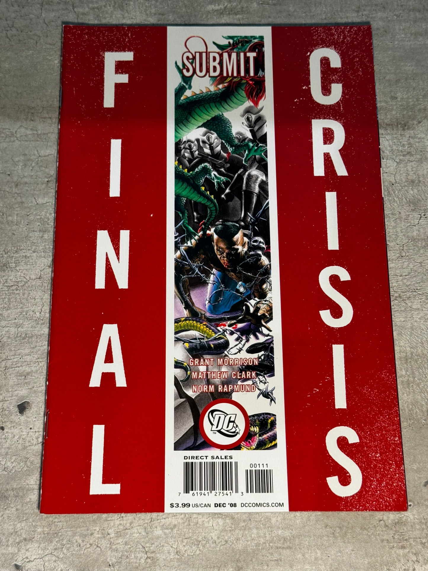 2008 - DC Comics - Final Crisis: Submit #1 Var. B - VF/NM - Eng 1