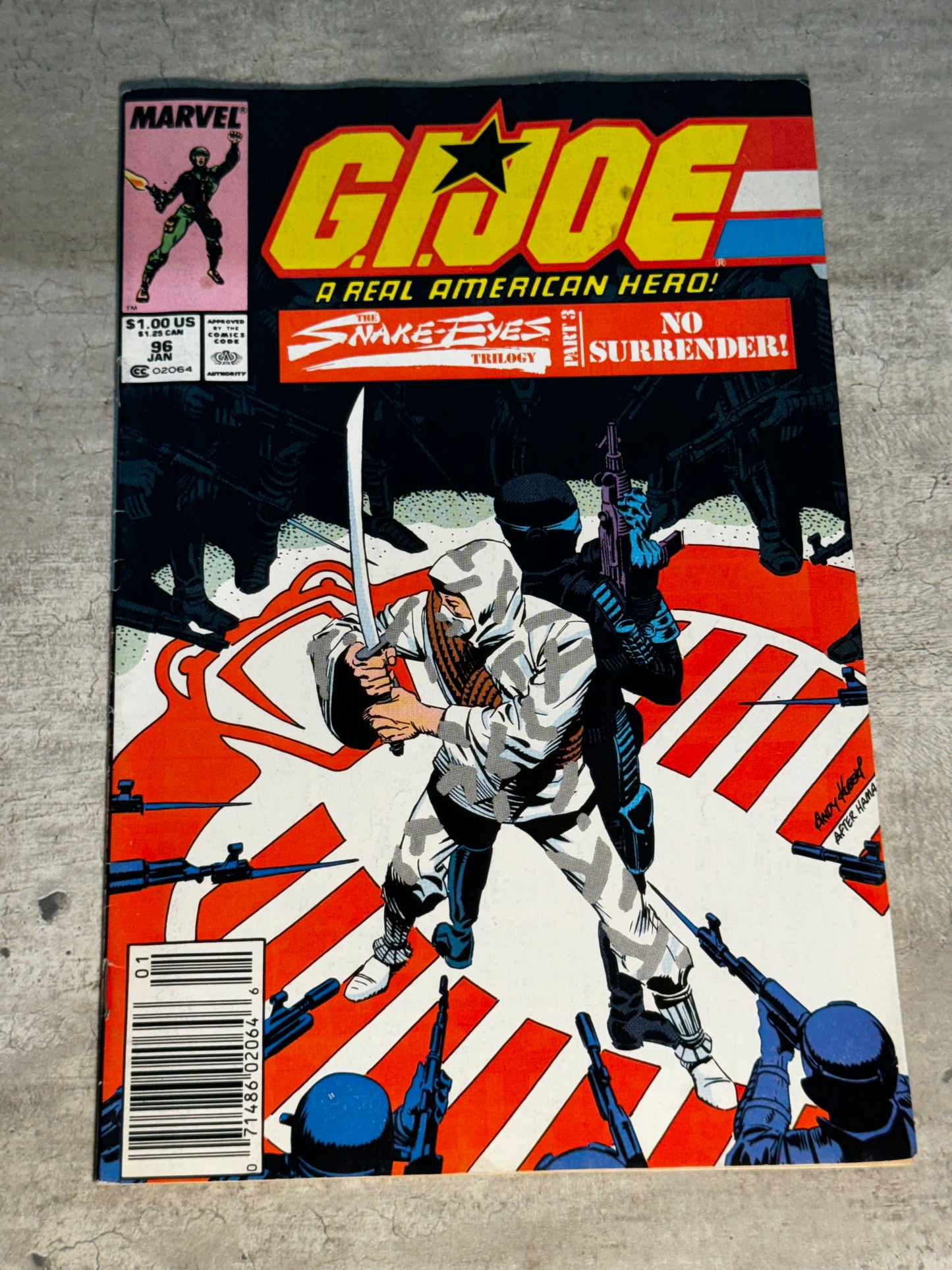 1990 - Marvel Comics - G.I. Joe: A Real American Hero (Marvel) #96 Var. B - VF+ - Eng 1