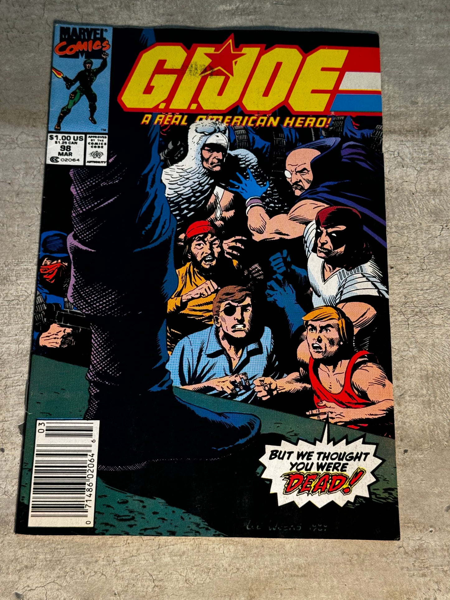 1990 - Marvel Comics - G.I. Joe: A Real American Hero (Marvel) #98 Var. B - VF+ - Eng 1