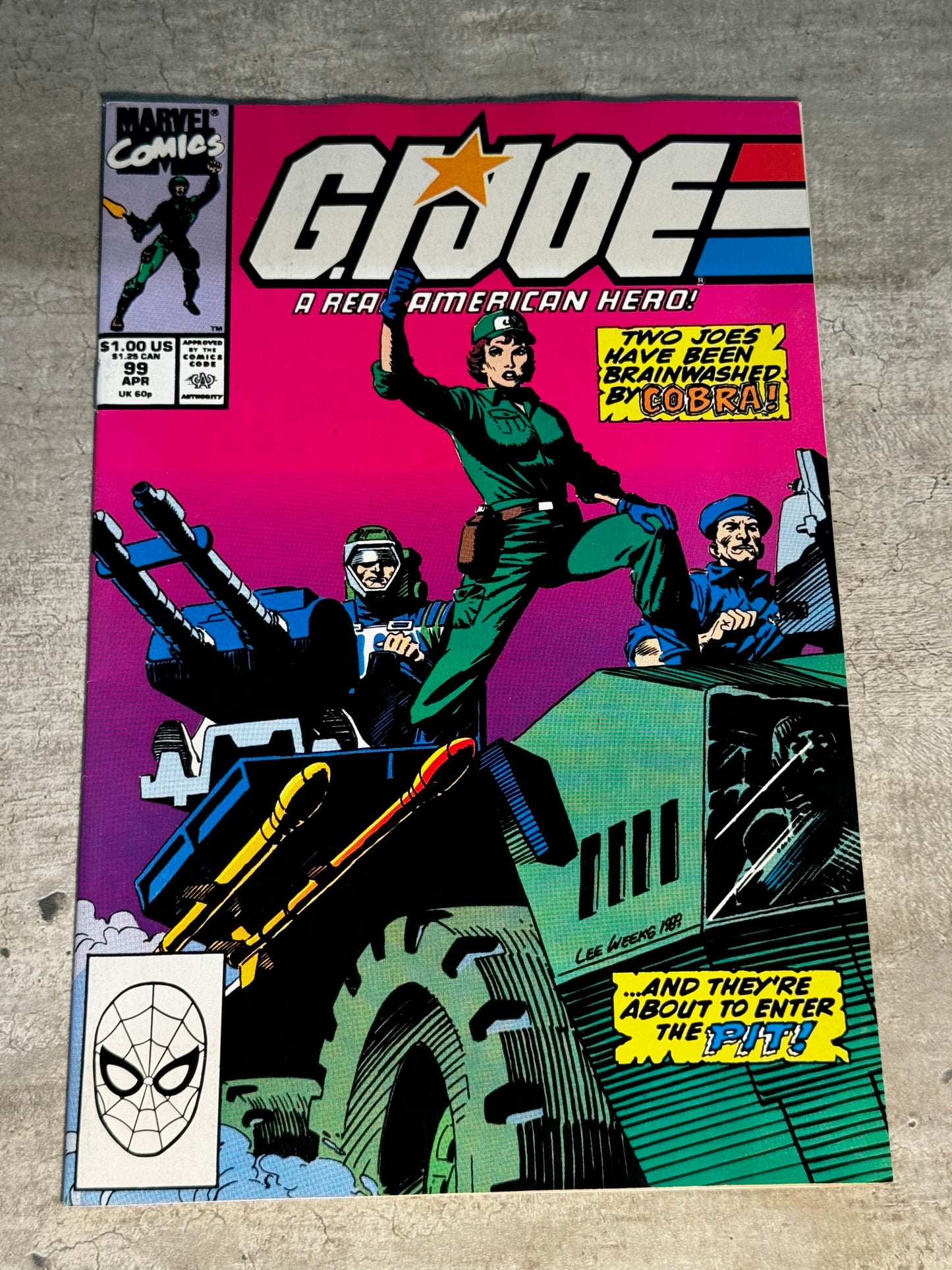 1990 - Marvel Comics - G.I. Joe: A Real American Hero (Marvel) #99 Var. A - VF+ - Eng 1