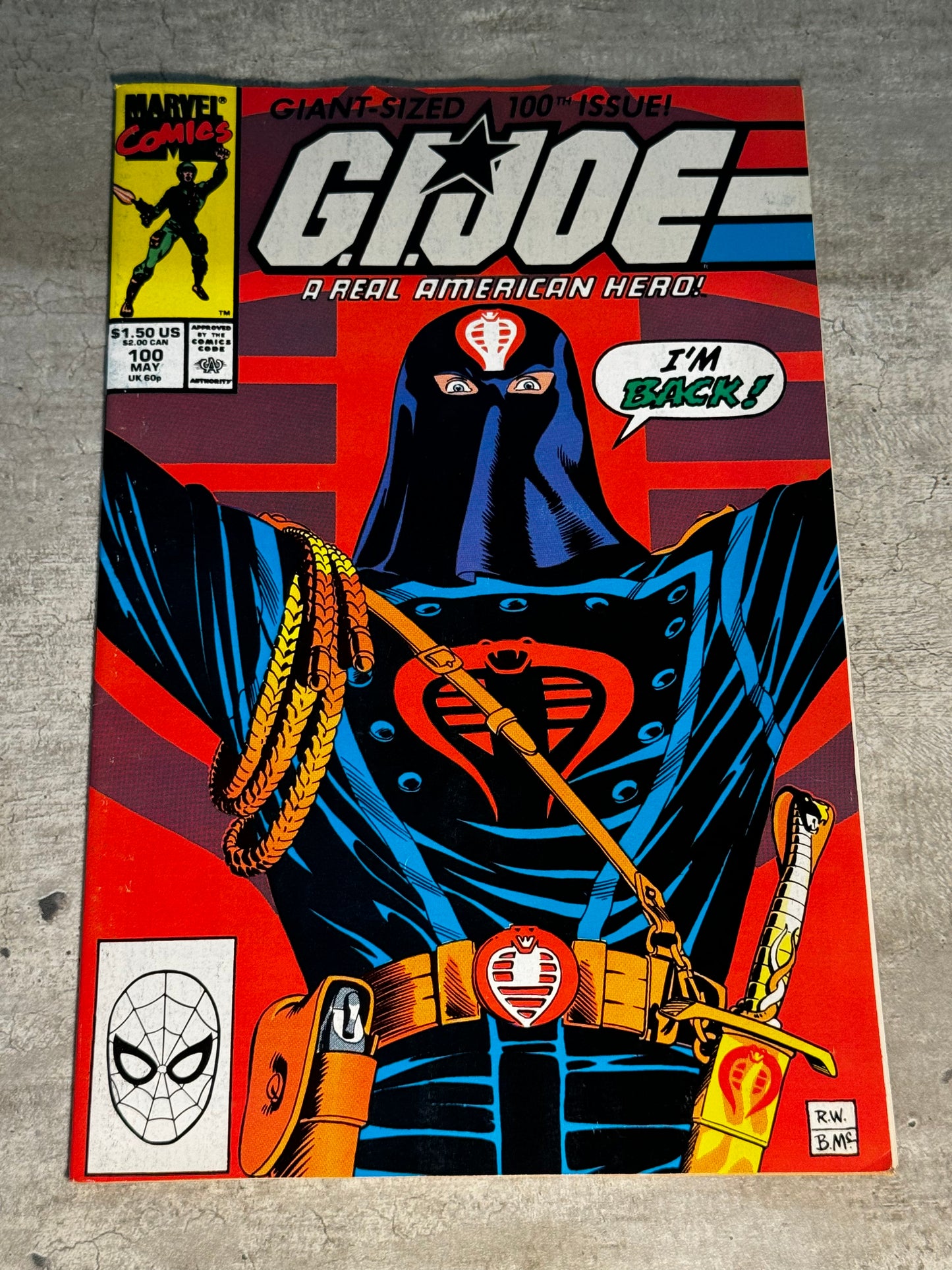 1990 - Marvel Comics - G.I. Joe: A Real American Hero (Marvel) #100 Var. A - VF+ - Eng 1