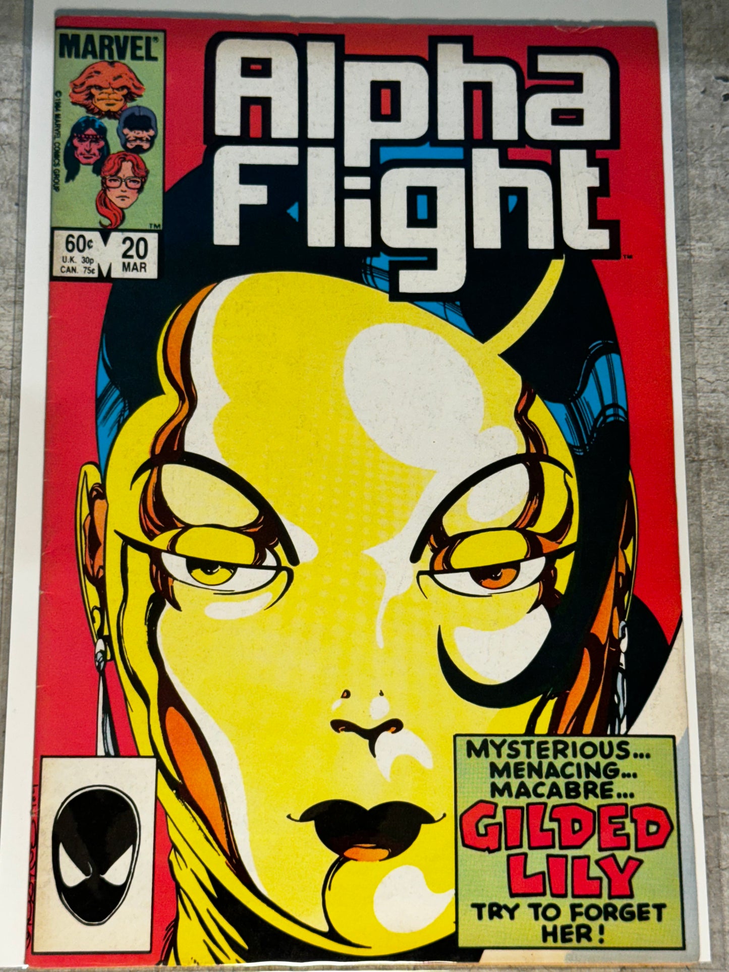 1984 - Marvel Comics - Alpha Flight, Vol. 1 #20 Var. A - NM- - Eng 1